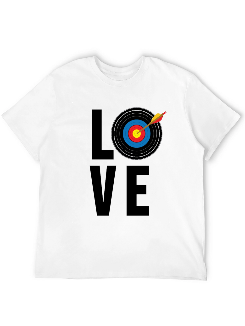 Archery LOVE T-Shirt - Black Graphic Tee