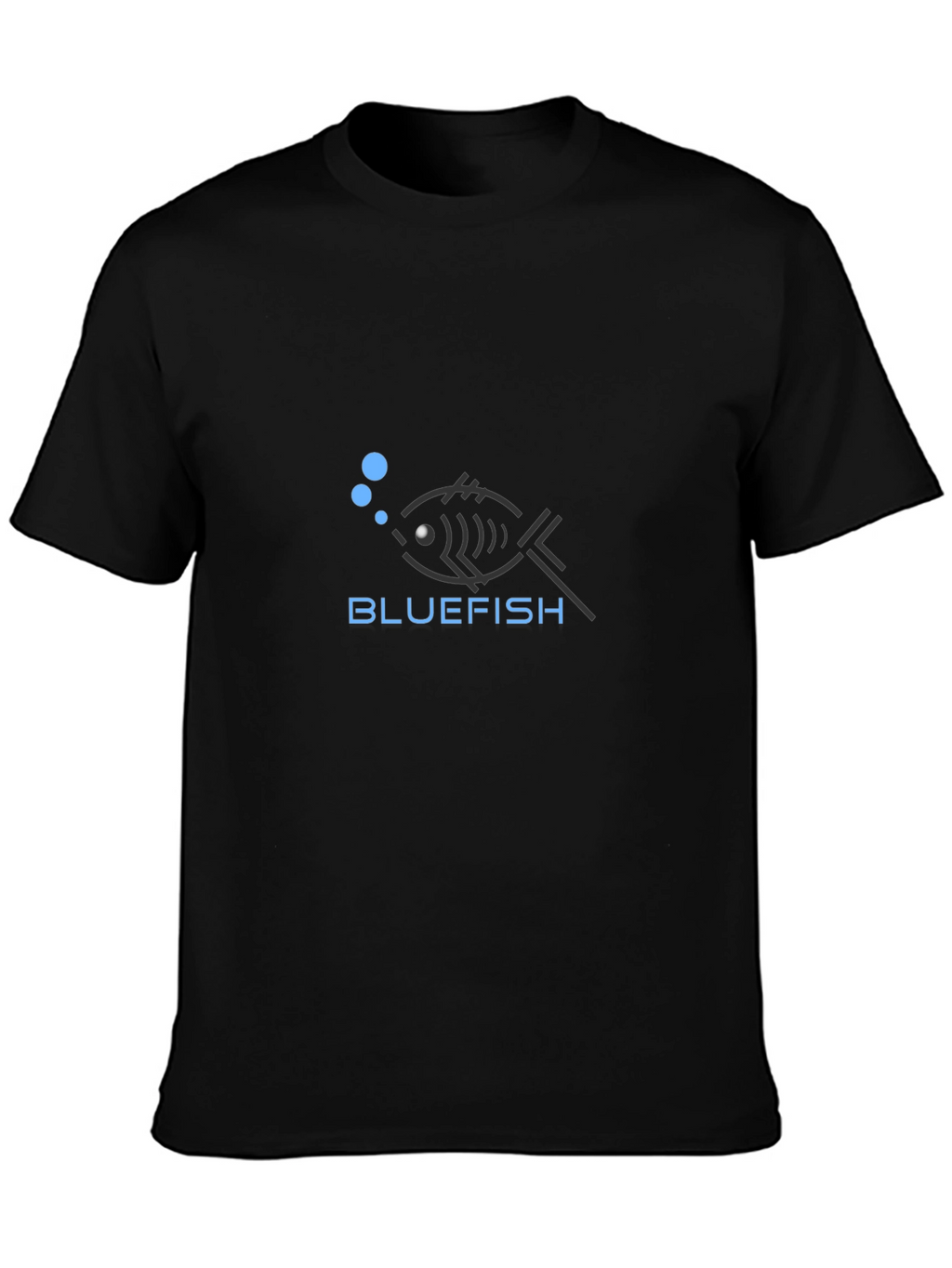 Bluefish Graphic Tee - Black Cotton