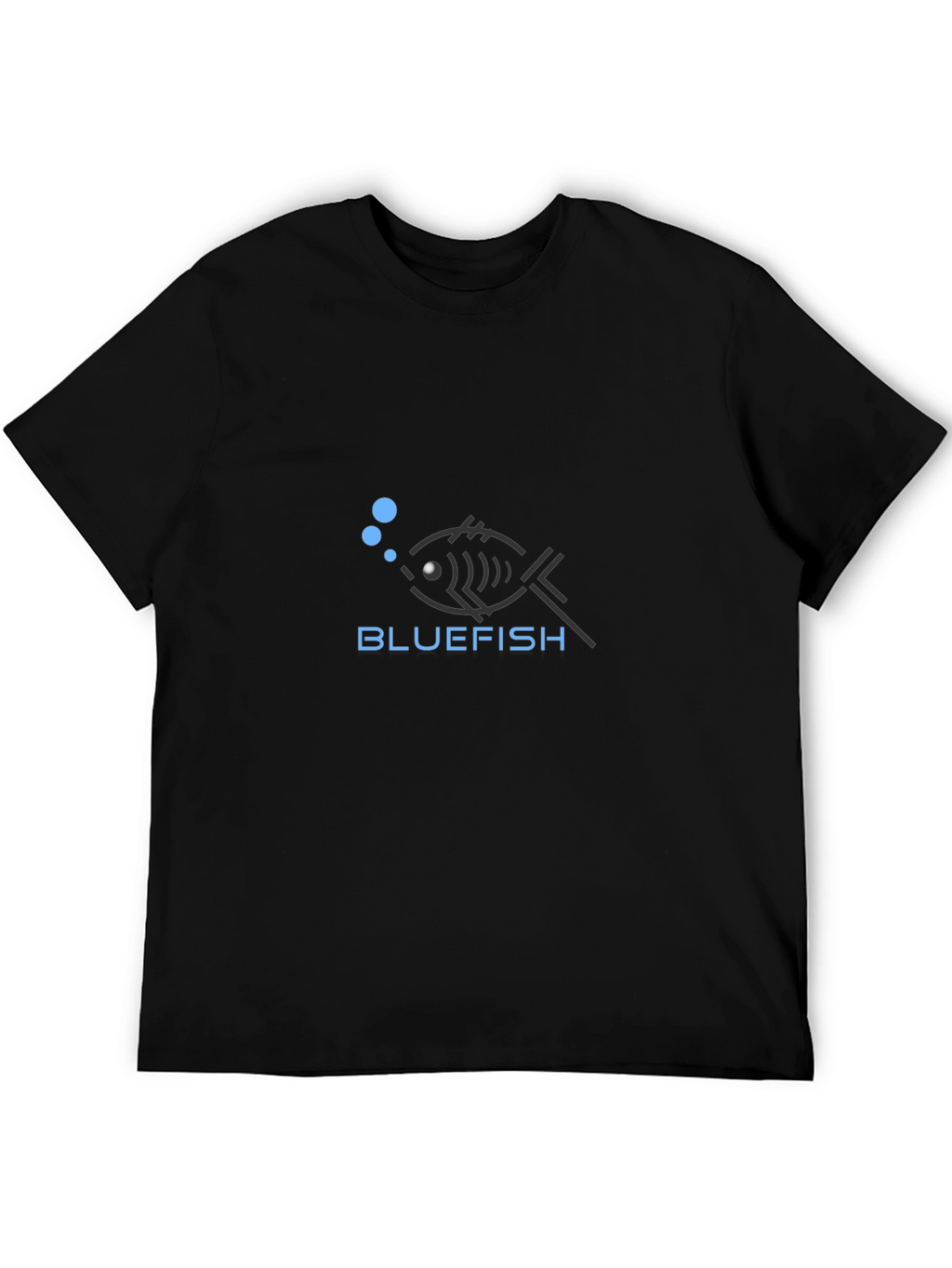 Bluefish Graphic Tee - Black Cotton