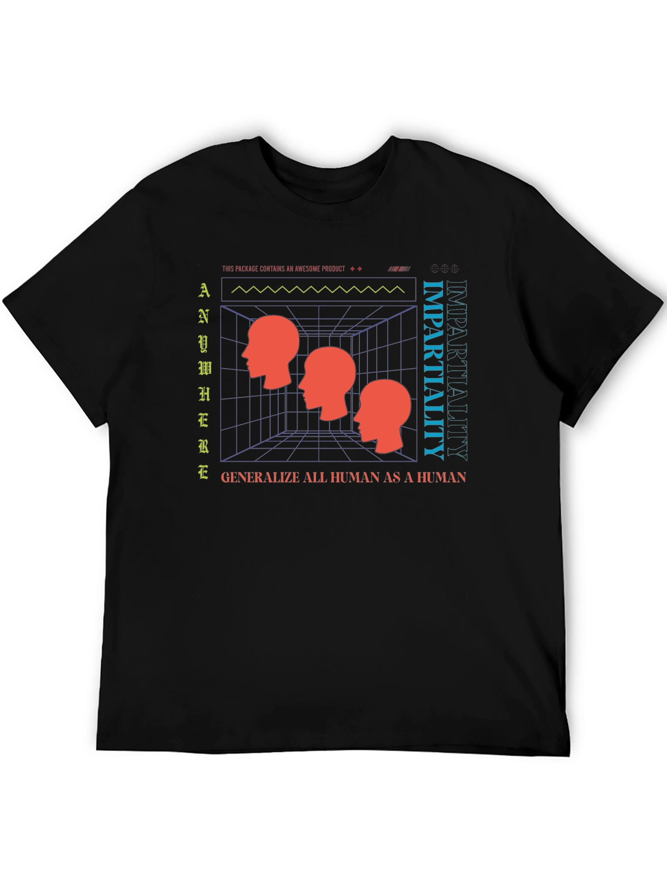 Impartiality Graphic T-Shirt - Modern Art Tee