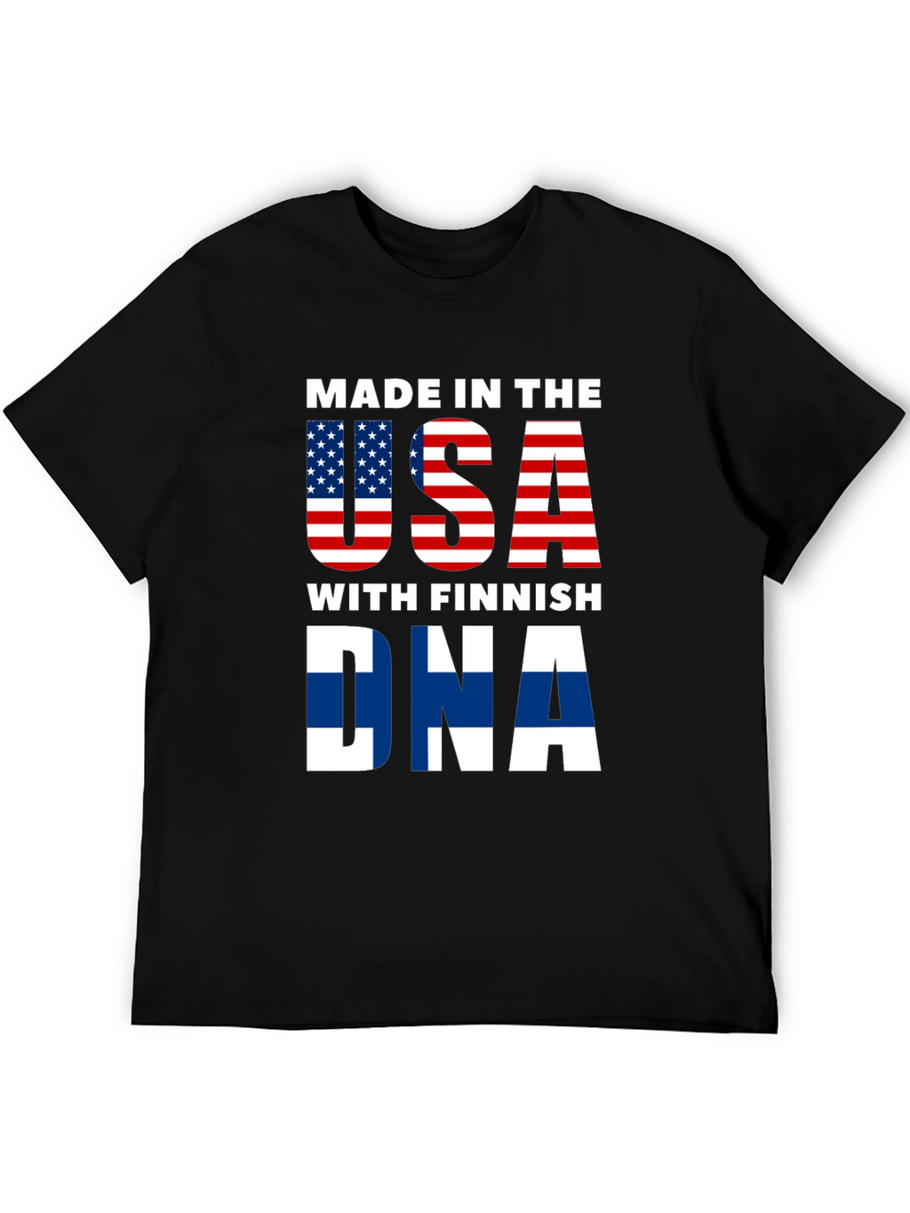 Finnish DNA USA T-Shirt Novelty Tee