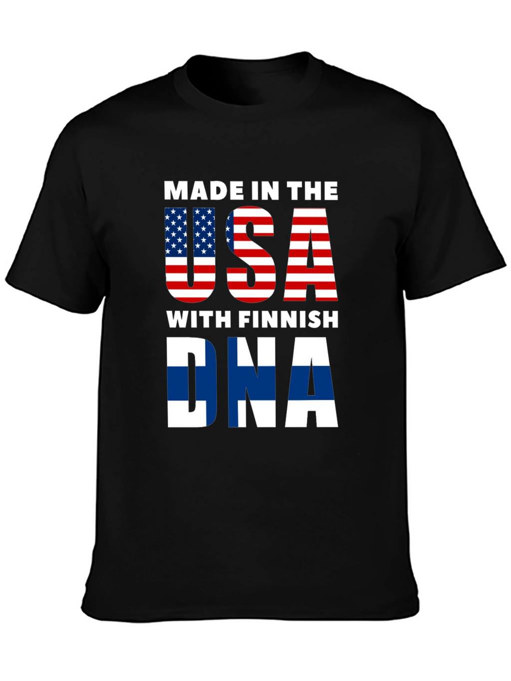 Finnish DNA USA T-Shirt Novelty Tee