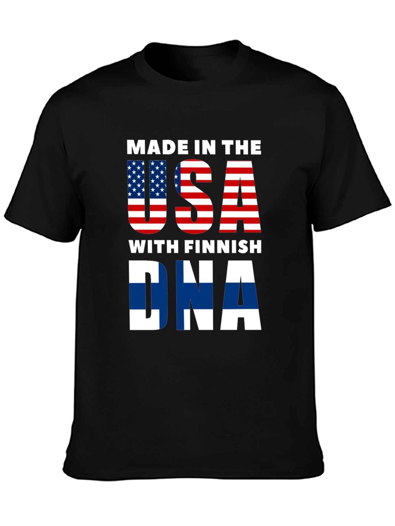 Finnish DNA USA T-Shirt Novelty Tee