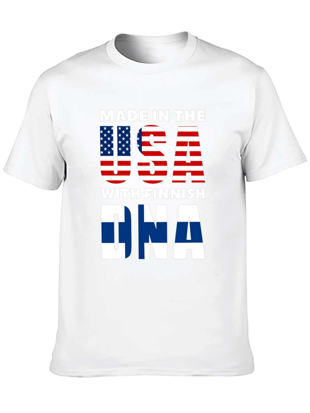 Finnish DNA USA T-Shirt Novelty Tee