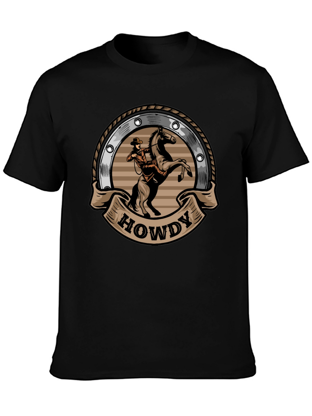 Howdy Cowboy Graphic T-Shirt