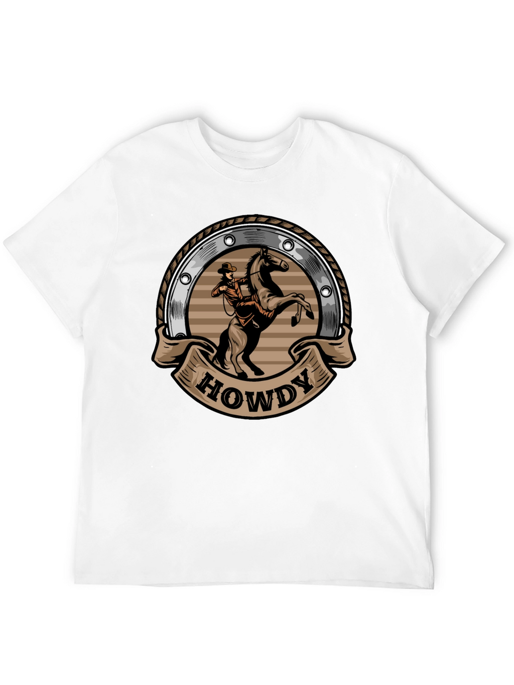 Howdy Cowboy Graphic T-Shirt