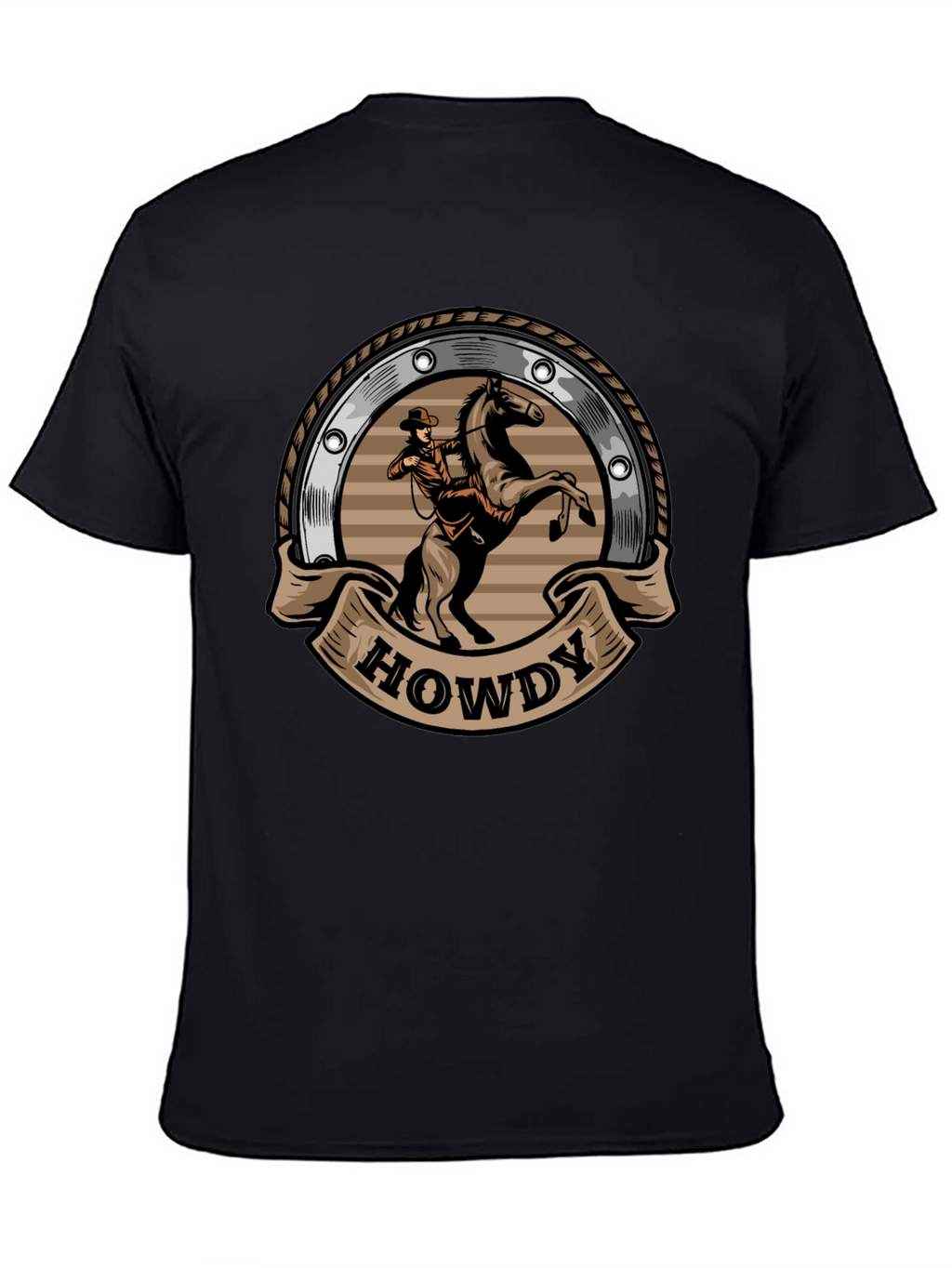 Howdy Cowboy Graphic T-Shirt