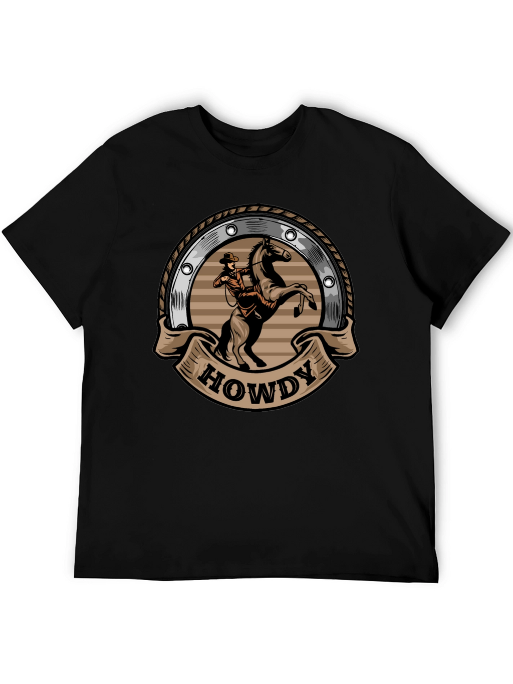 Howdy Cowboy Graphic T-Shirt