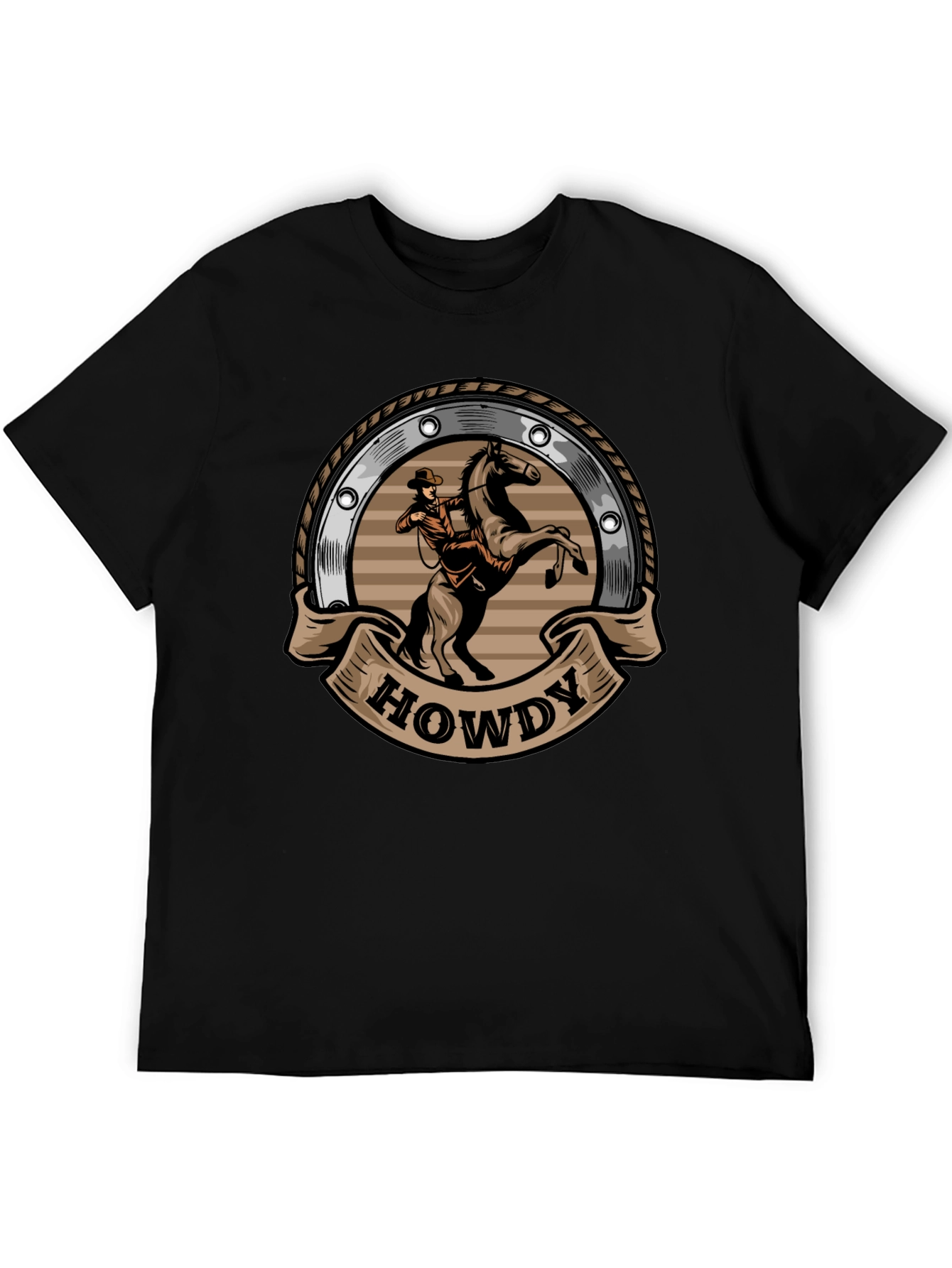 Howdy Cowboy Graphic T-Shirt