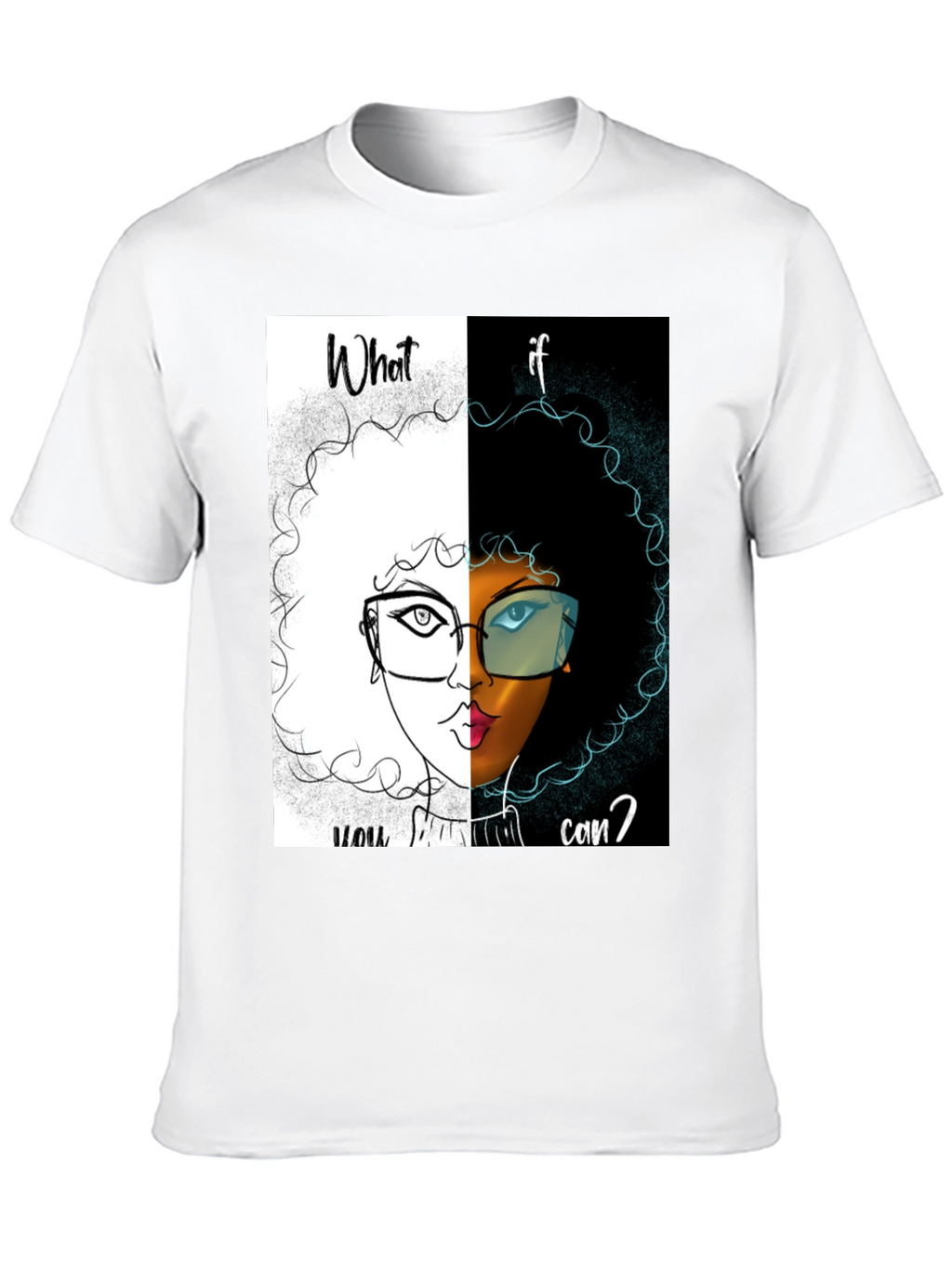 Dual Vision Graphic Tee - What If You Can?