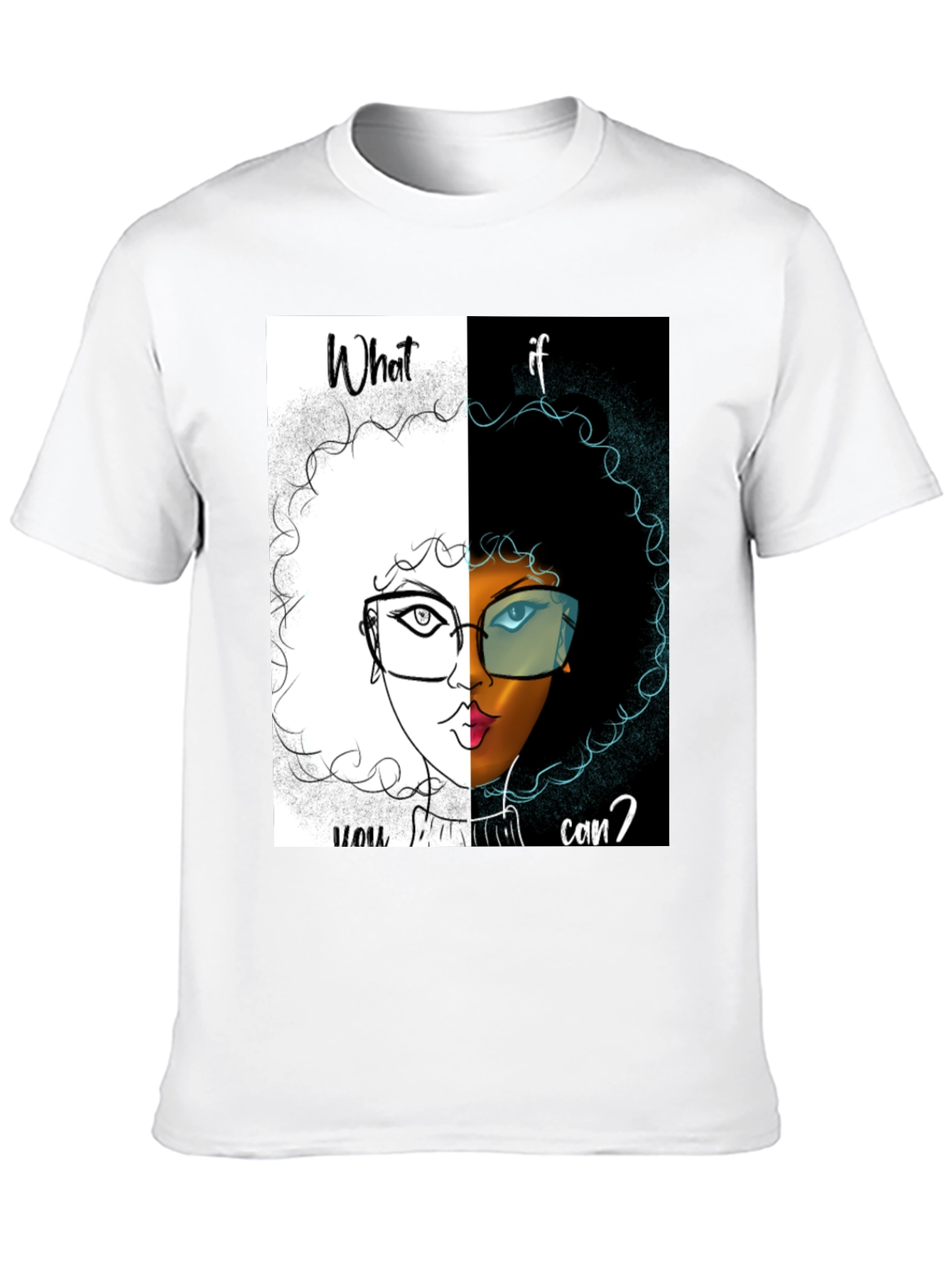 Dual Vision Graphic Tee - What If You Can?