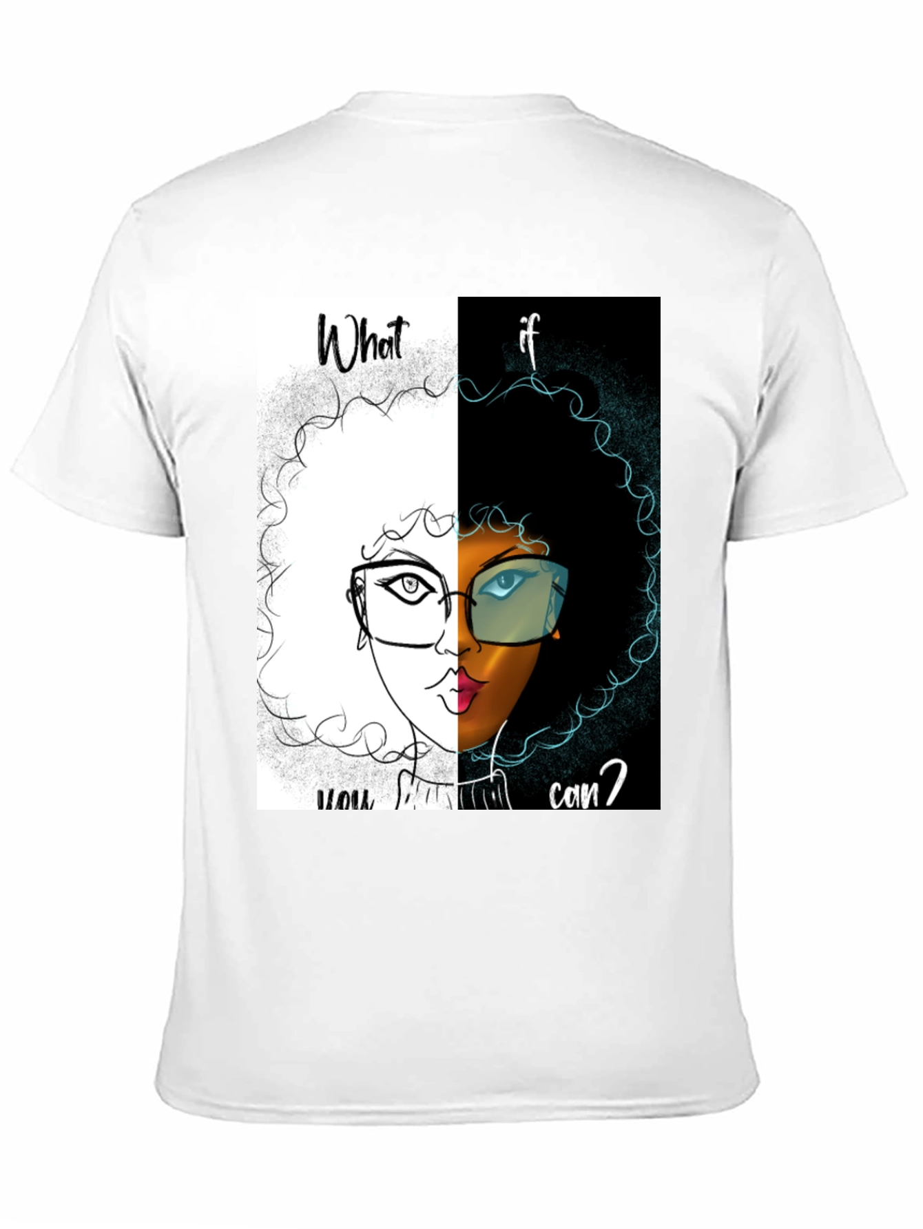 Dual Vision Graphic Tee - What If You Can?