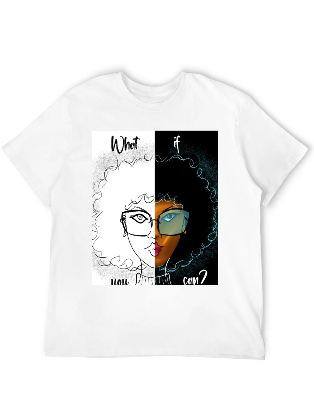 Dual Vision Graphic Tee - What If You Can?