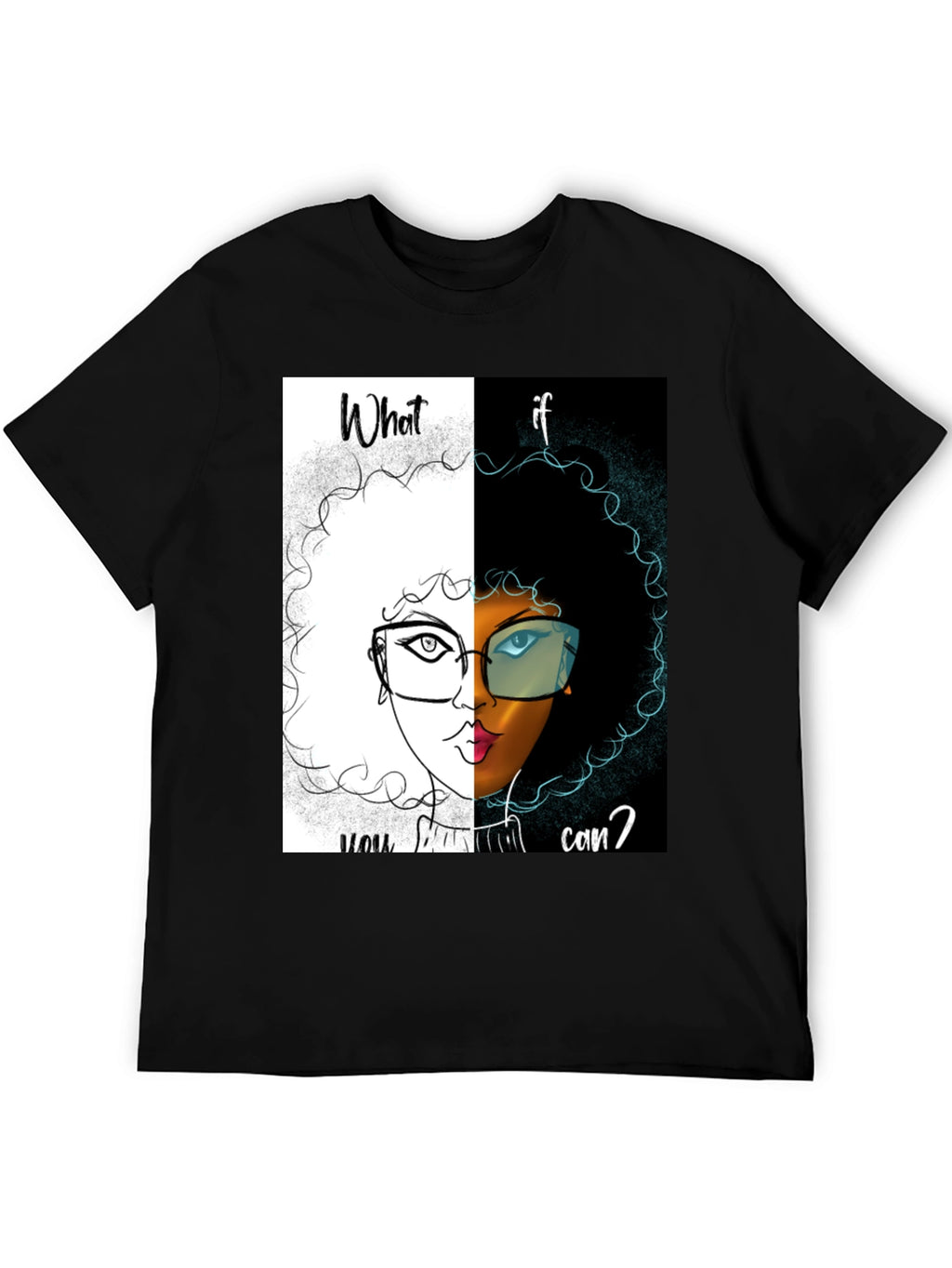 Dual Vision Graphic Tee - What If You Can?