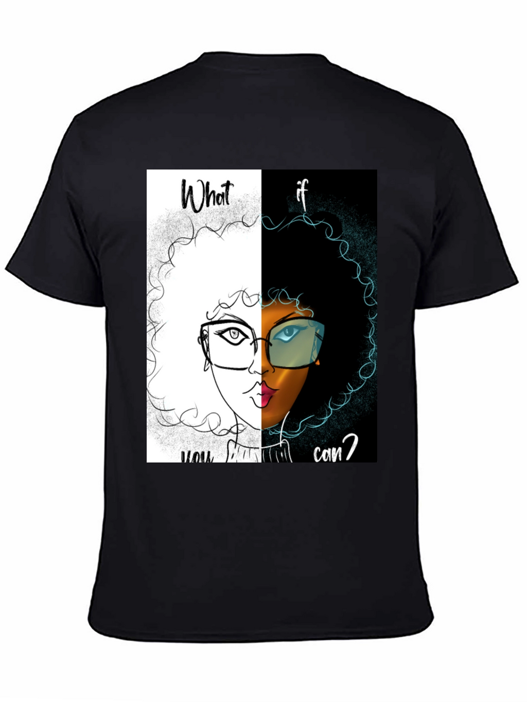 Dual Vision Graphic Tee - What If You Can?