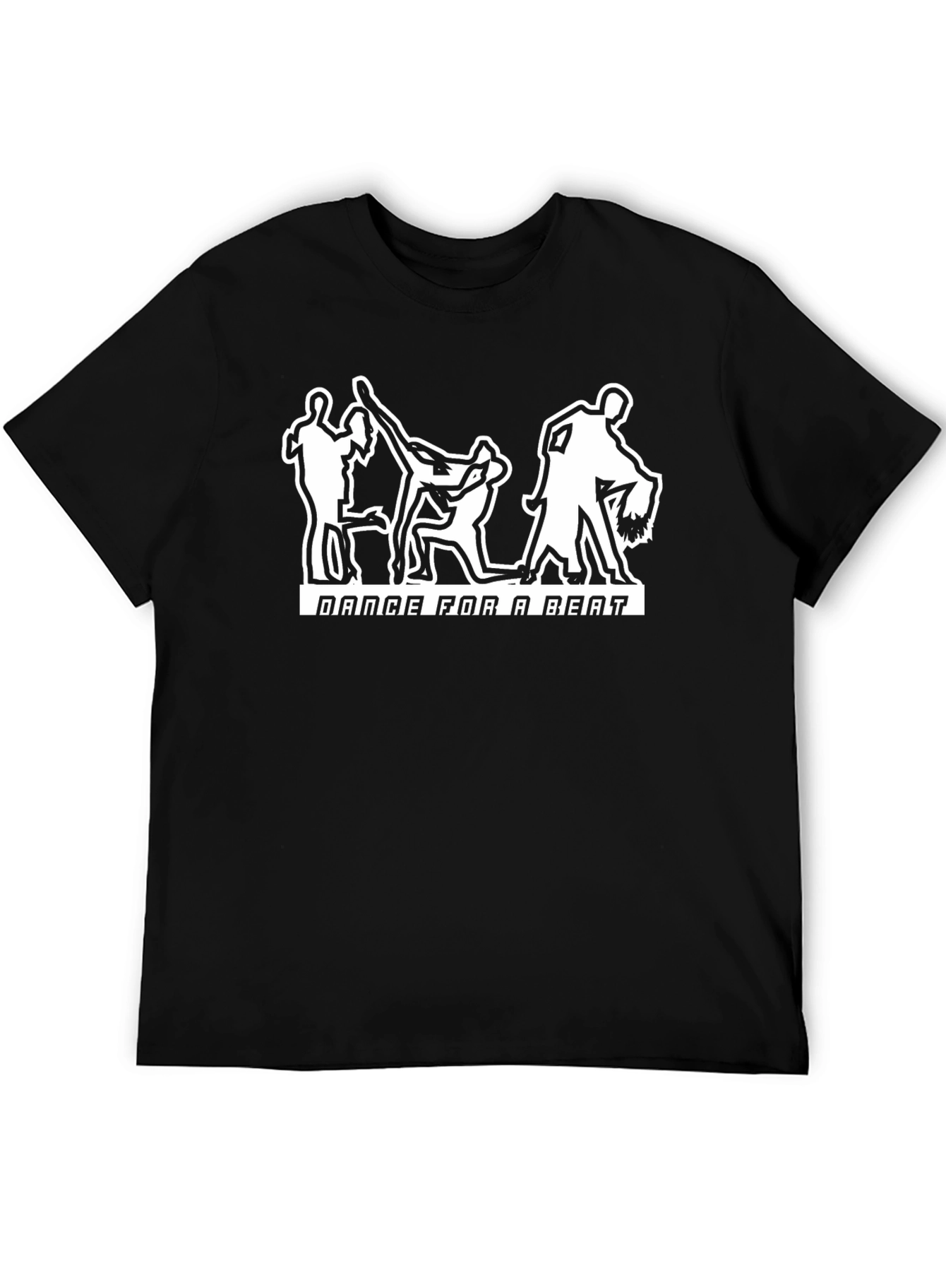 Dance For A Beat Graphic T-Shirt - Classic Black Tee