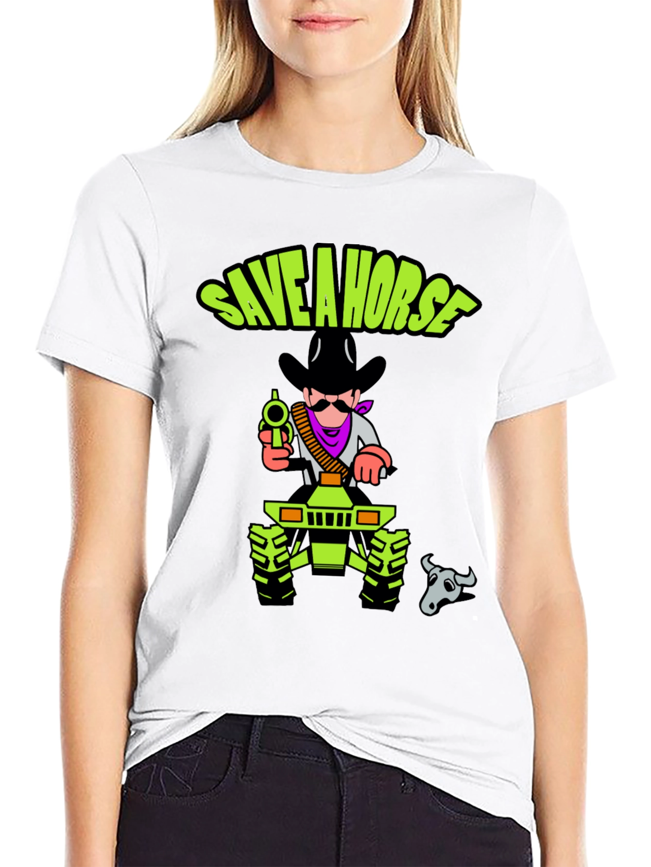 Save A Horse Ride A Four Wheeler T-Shirt