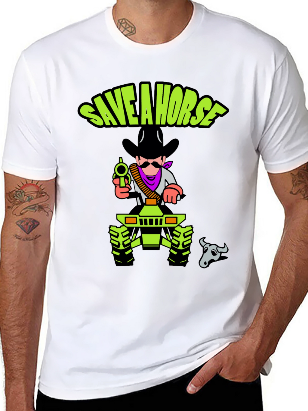 Save A Horse Ride A Four Wheeler T-Shirt
