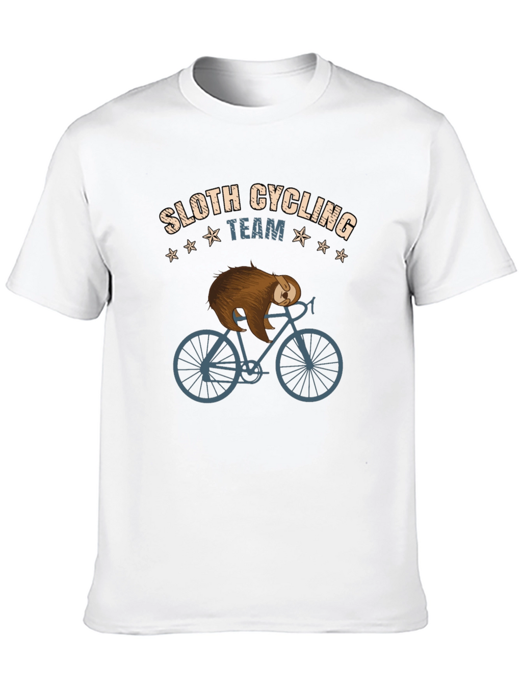 Sloth Cycling Team Graphic T-Shirt