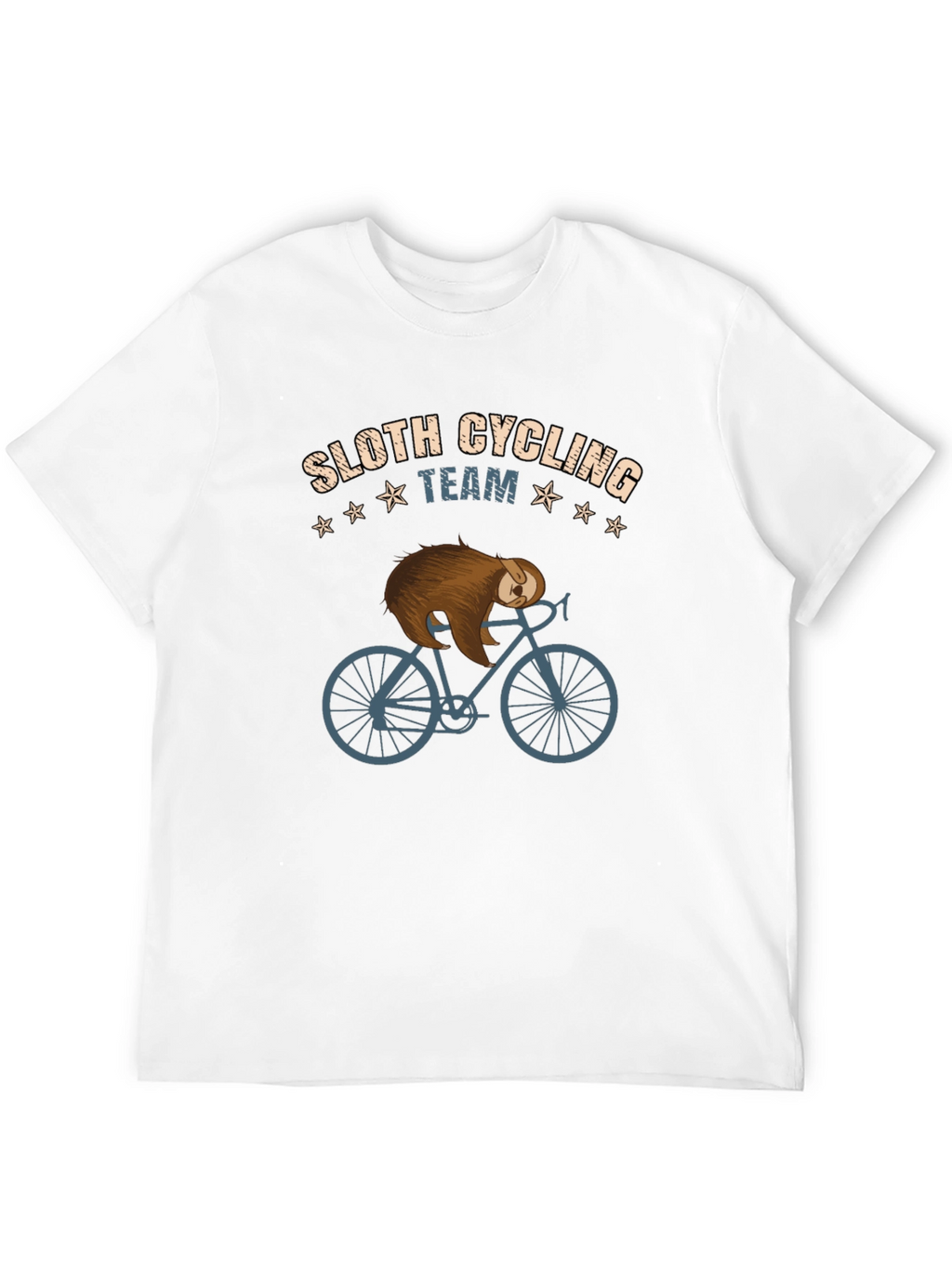Sloth Cycling Team Graphic T-Shirt