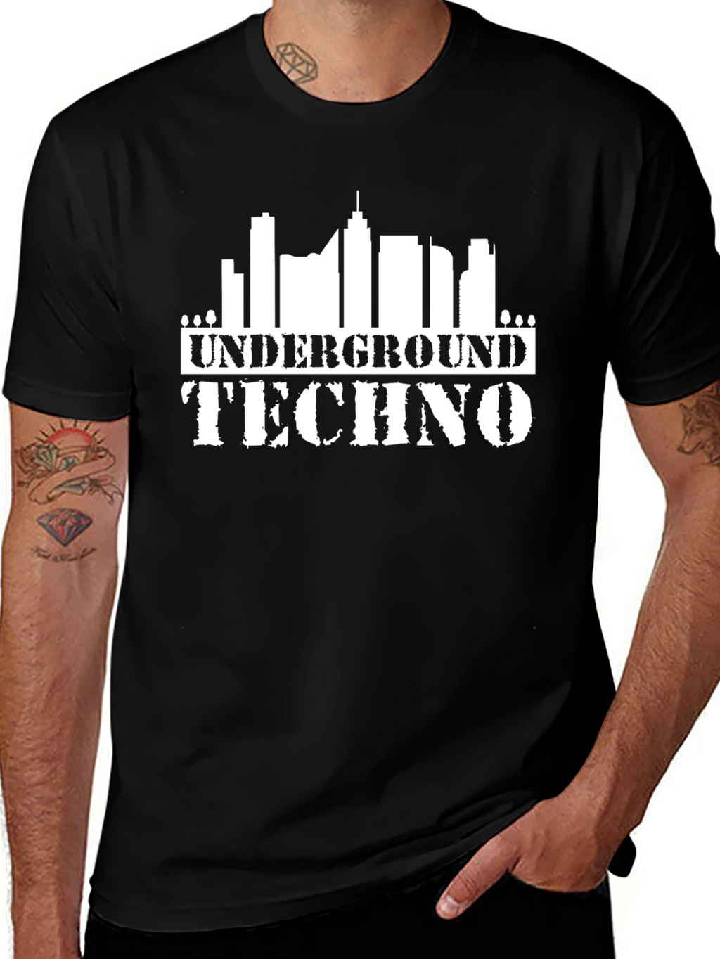 Underground Techno Graphic T-Shirt