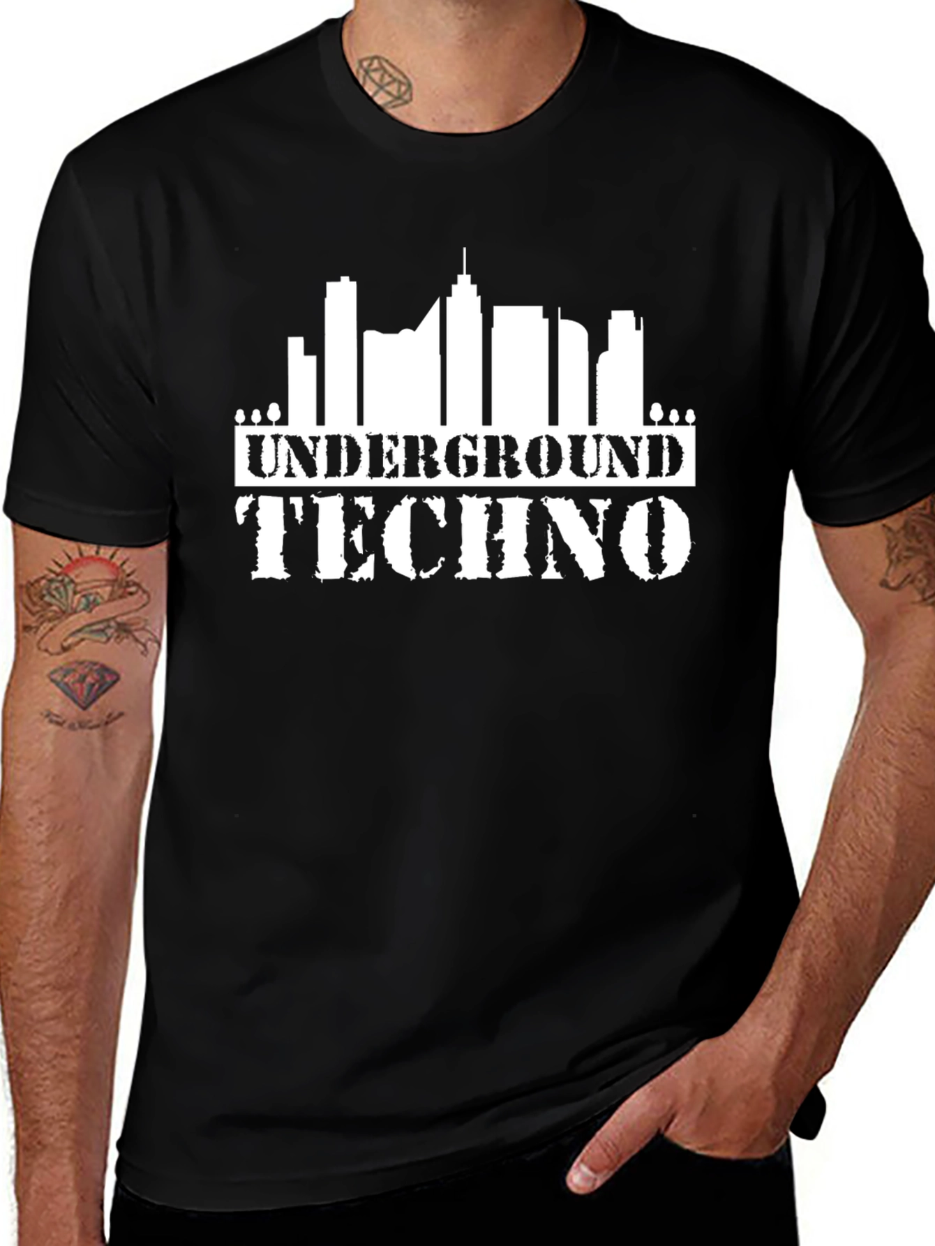 Underground Techno Graphic T-Shirt