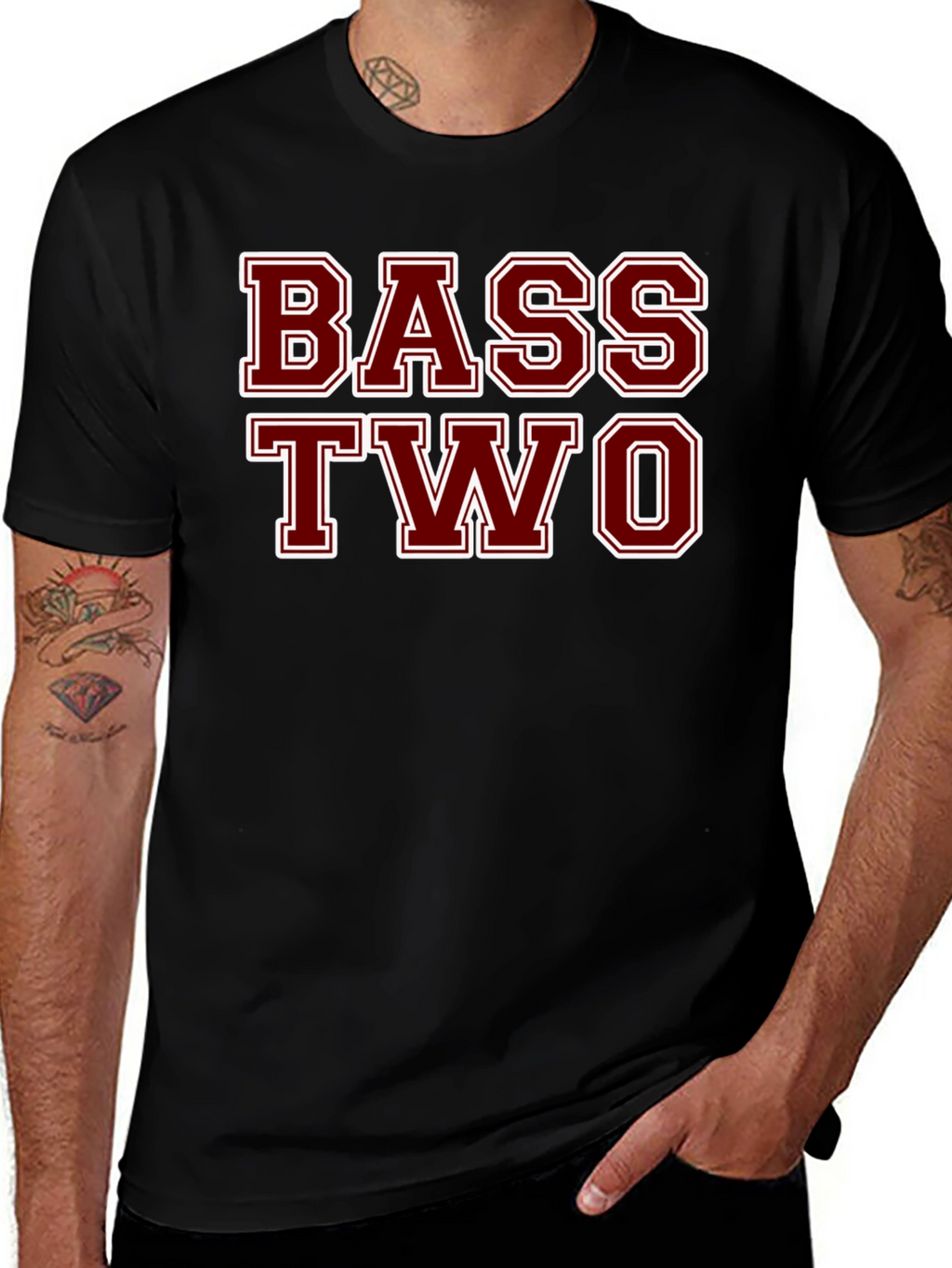 Bass Two T-Shirt - Black
