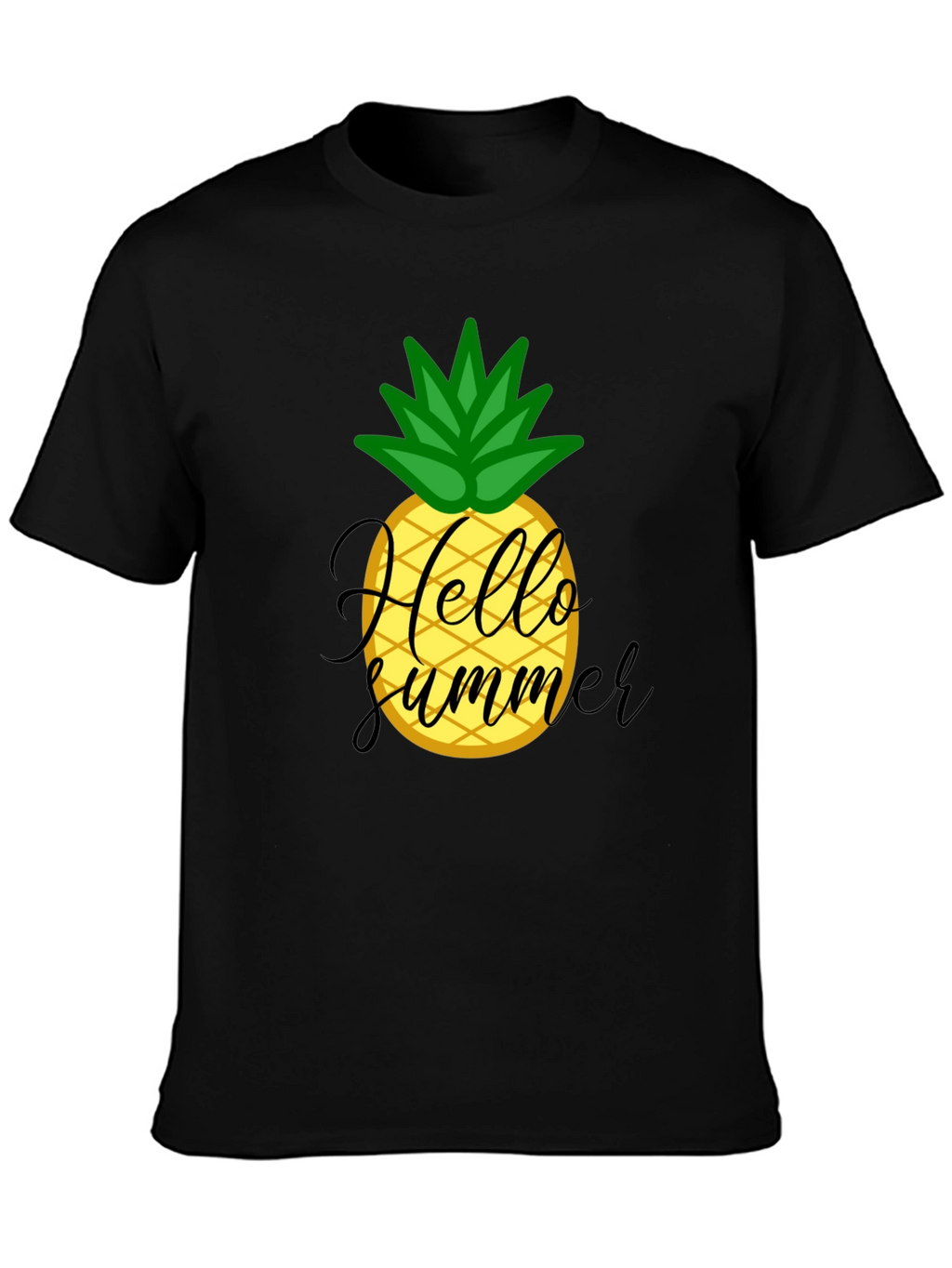 Hello Summer Pineapple Graphic Tee