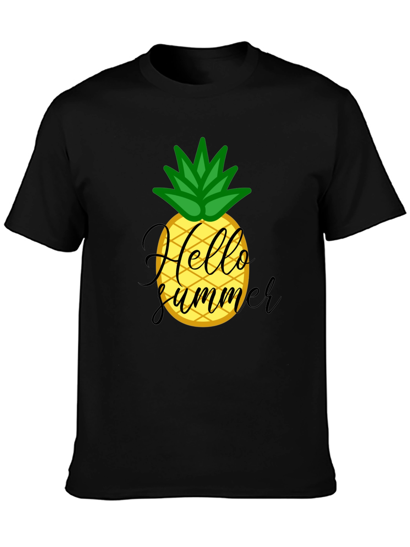 Hello Summer Pineapple Graphic Tee