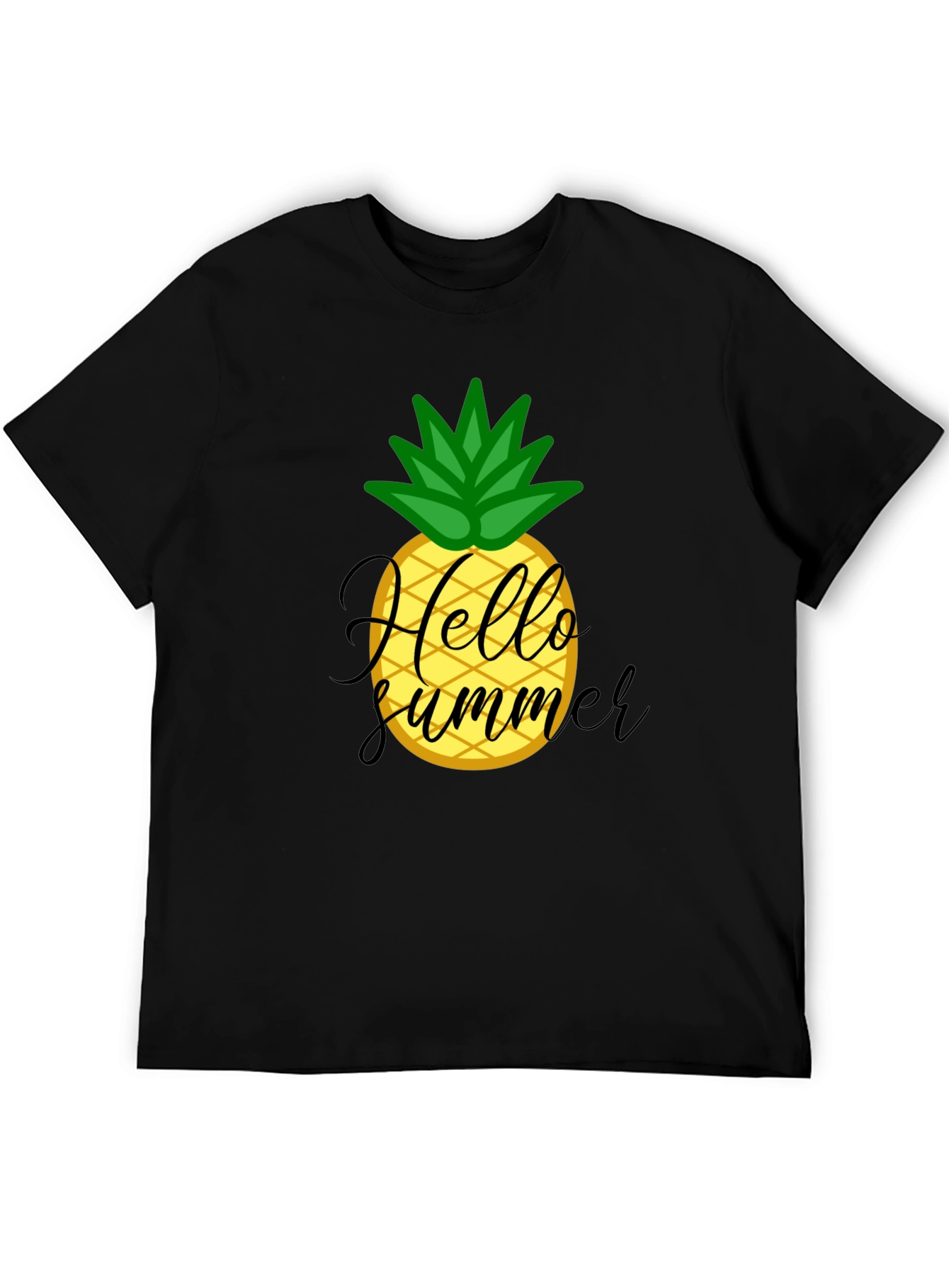Hello Summer Pineapple Graphic Tee