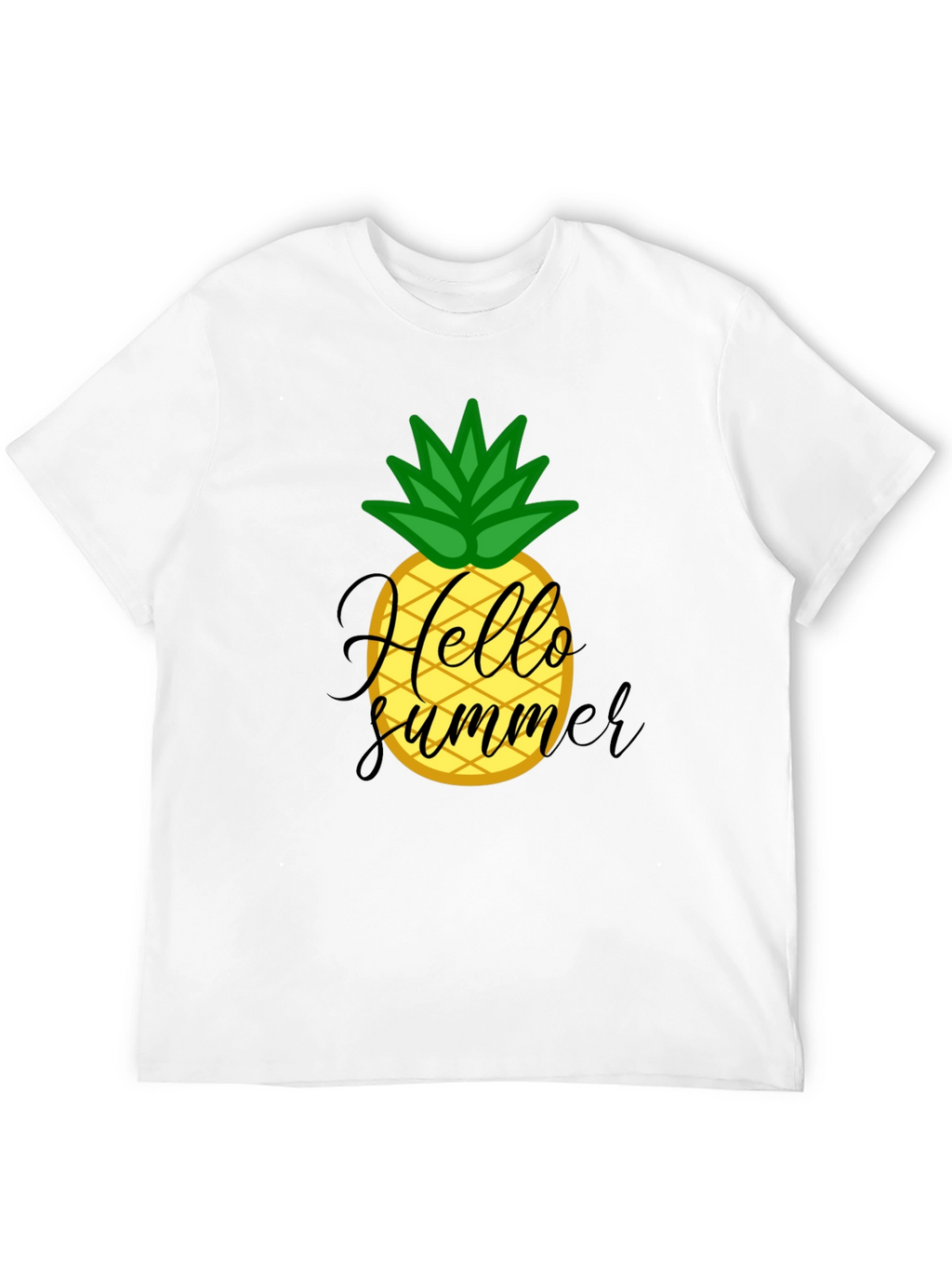 Hello Summer Pineapple Graphic Tee