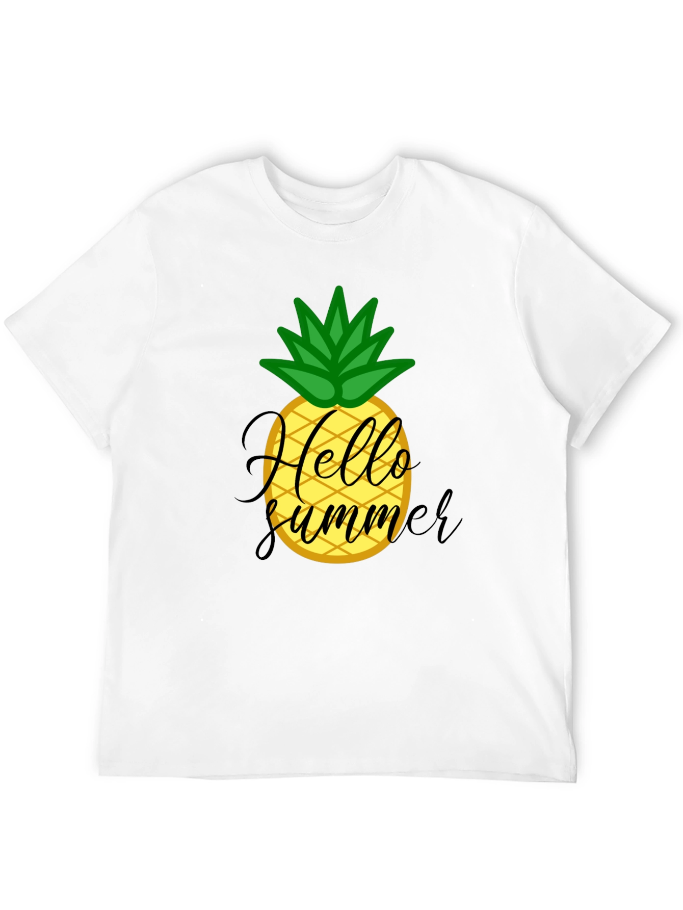 Hello Summer Pineapple Graphic Tee