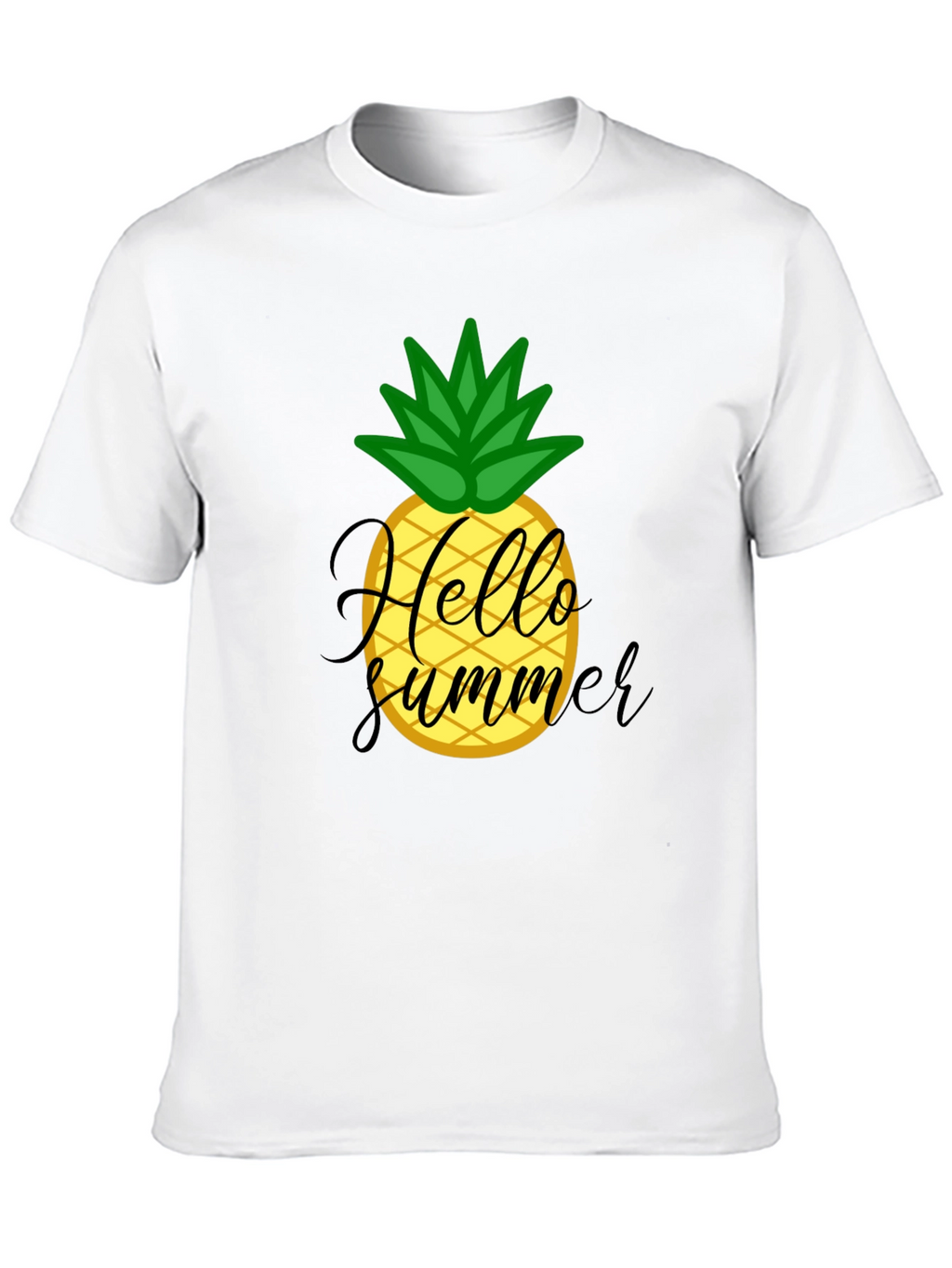 Hello Summer Pineapple Graphic Tee