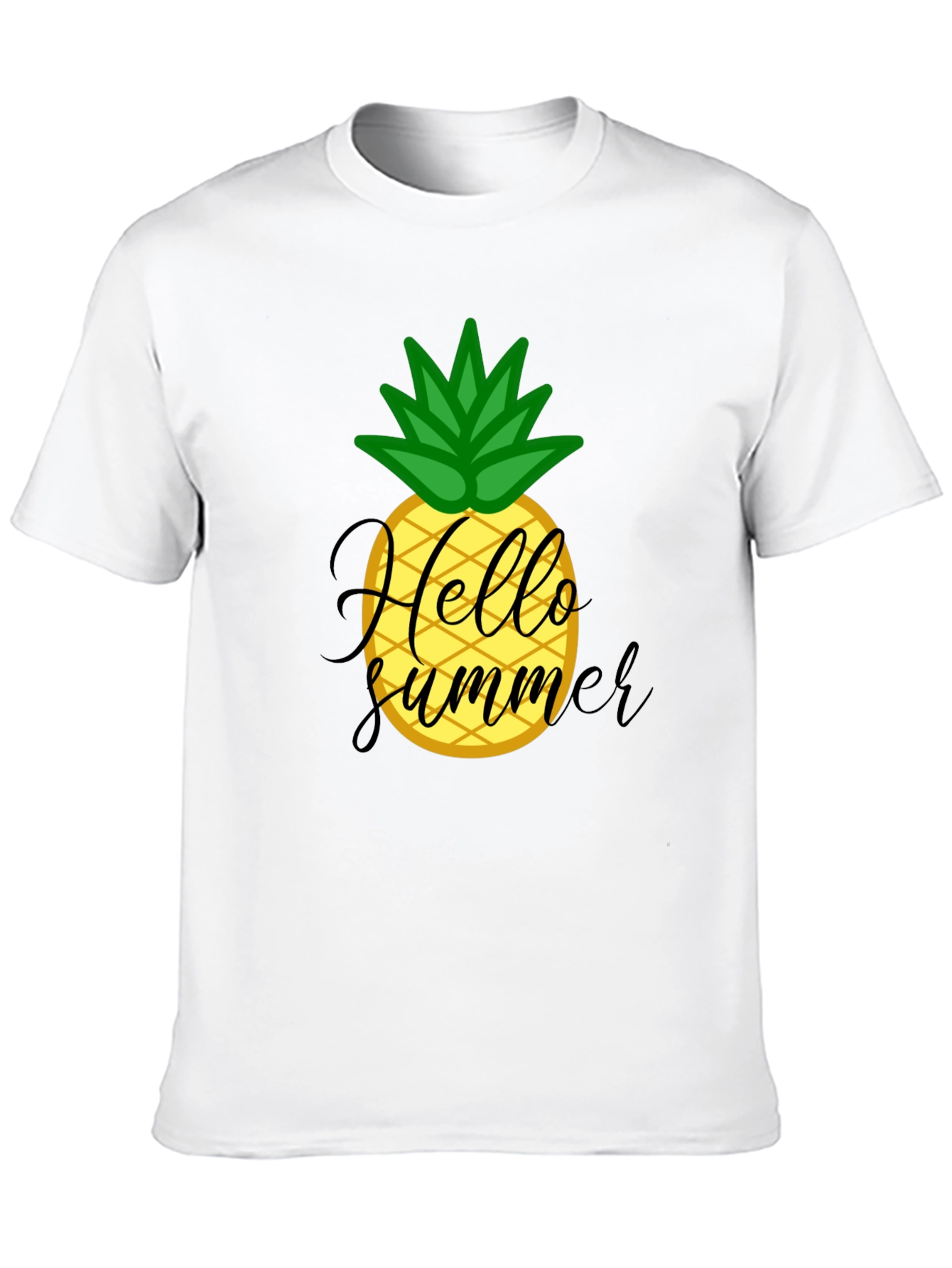 Hello Summer Pineapple Graphic Tee