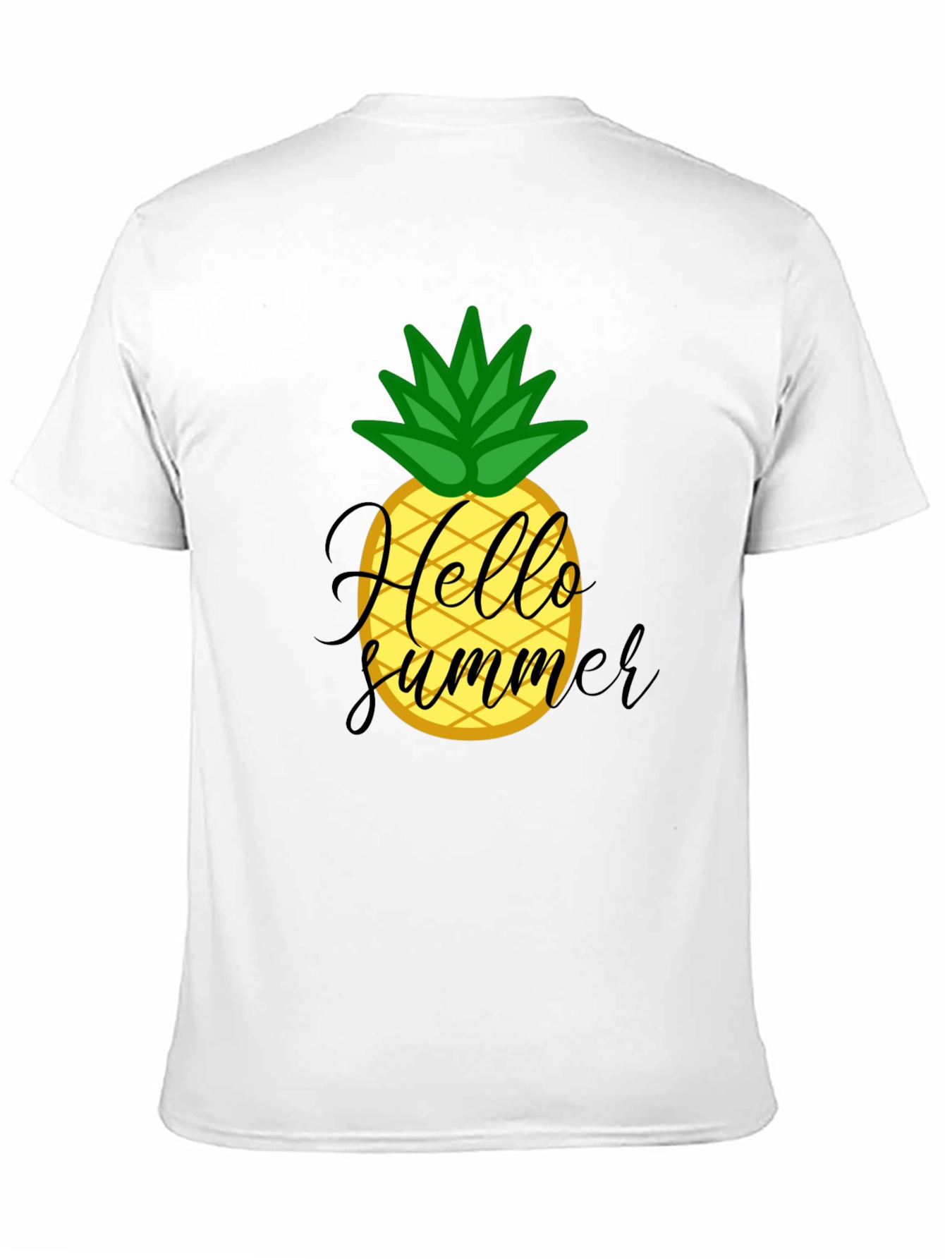 Hello Summer Pineapple Graphic Tee
