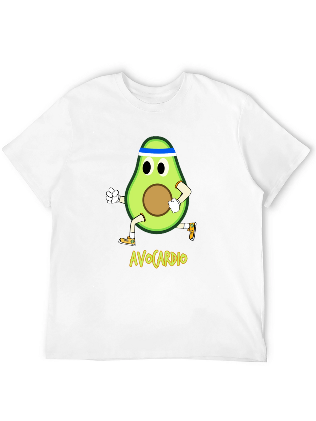 AvoCardio Running Avocado Black T-Shirt