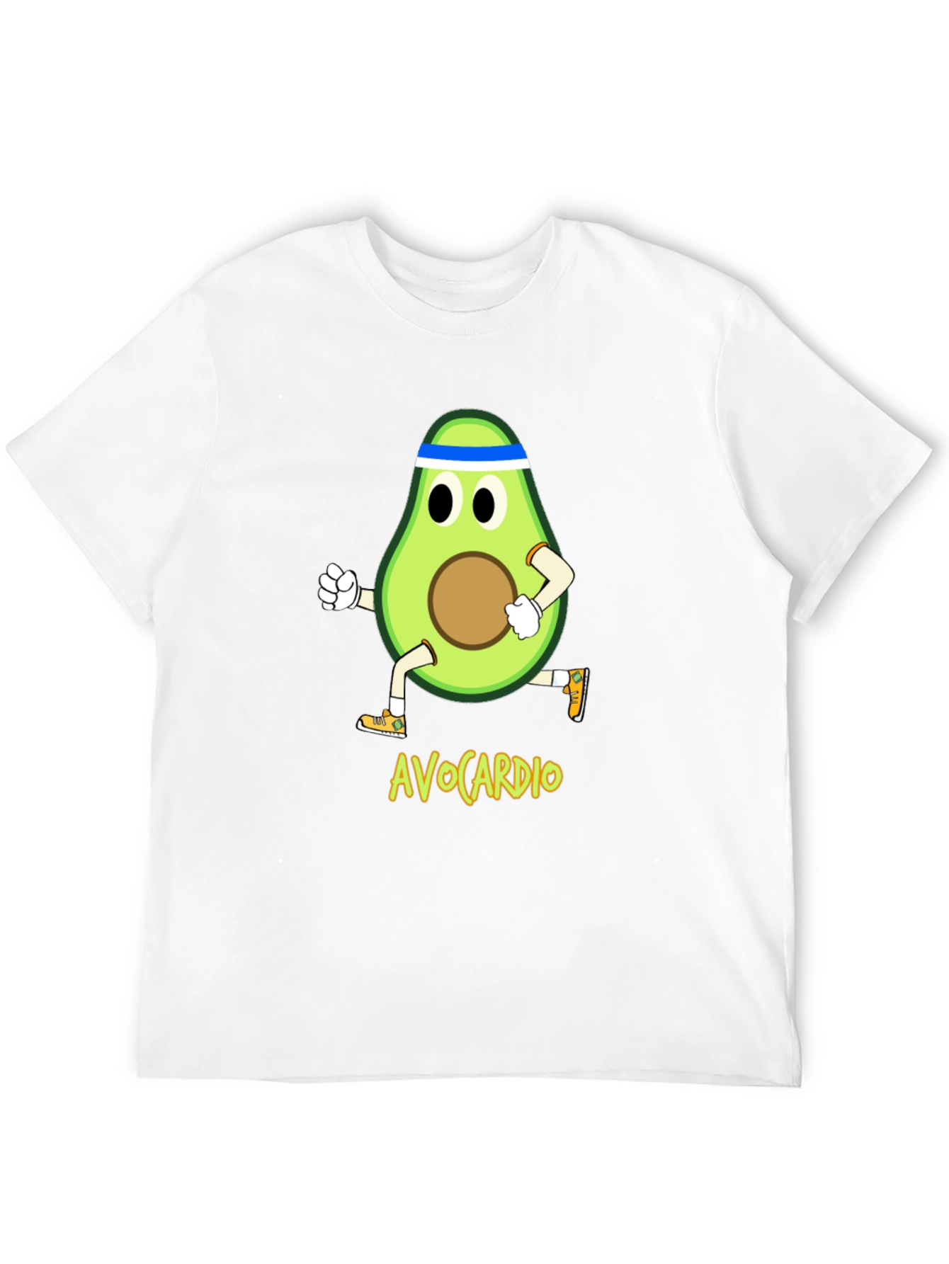 AvoCardio Running Avocado Black T-Shirt