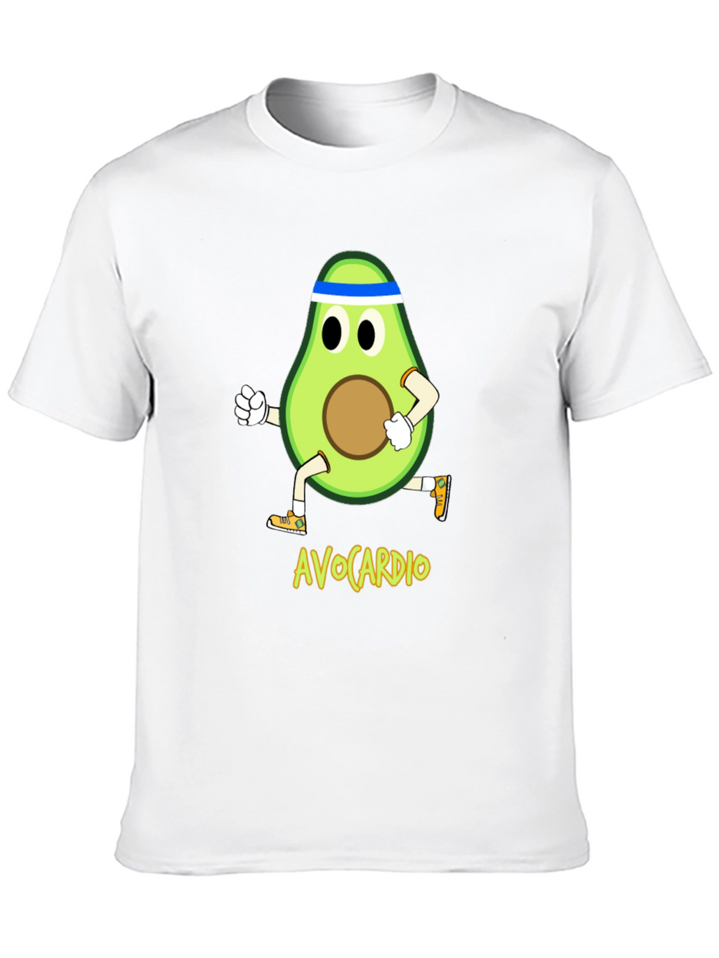 AvoCardio Running Avocado Black T-Shirt