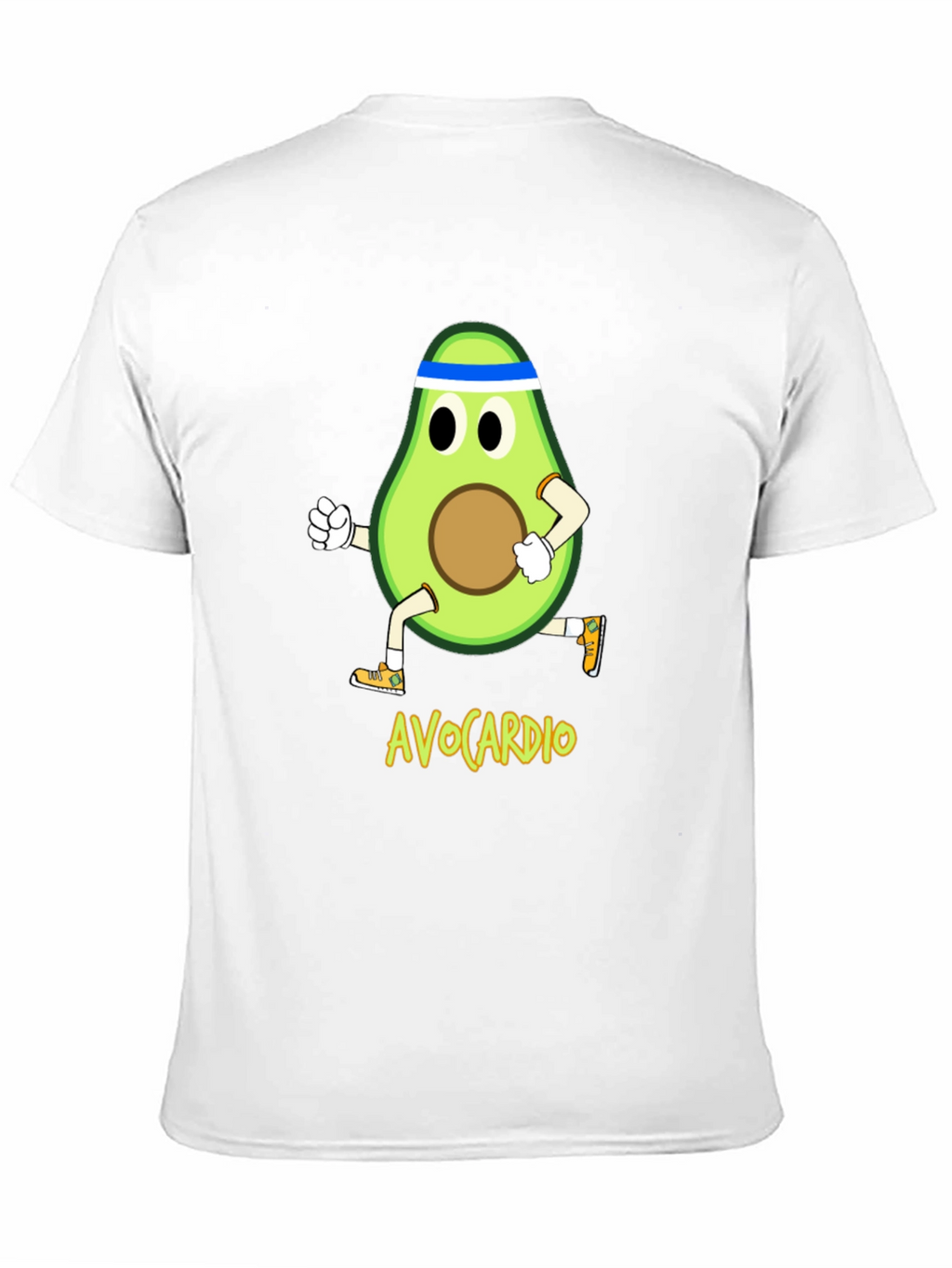 AvoCardio Running Avocado Black T-Shirt