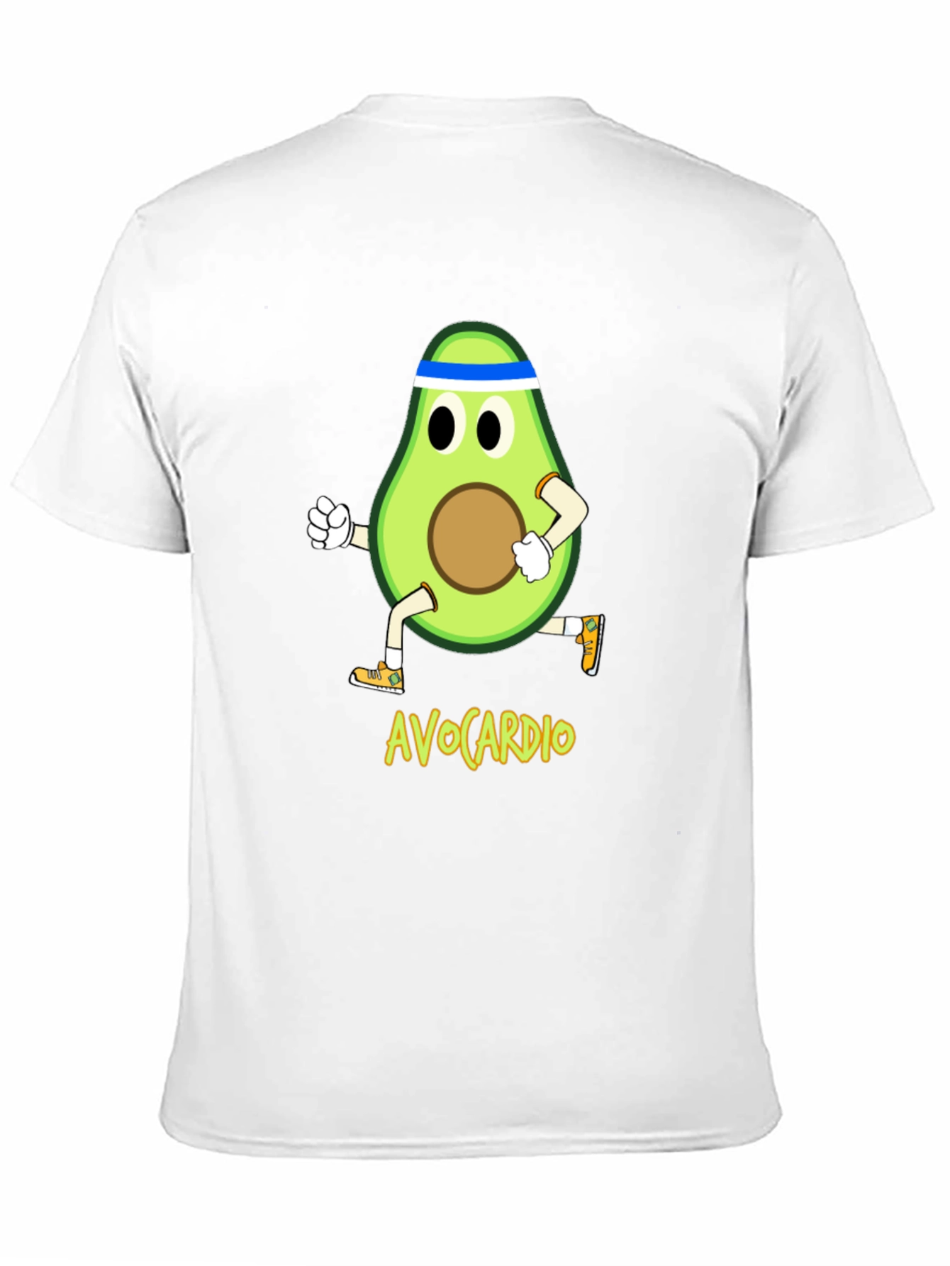 AvoCardio Running Avocado Black T-Shirt