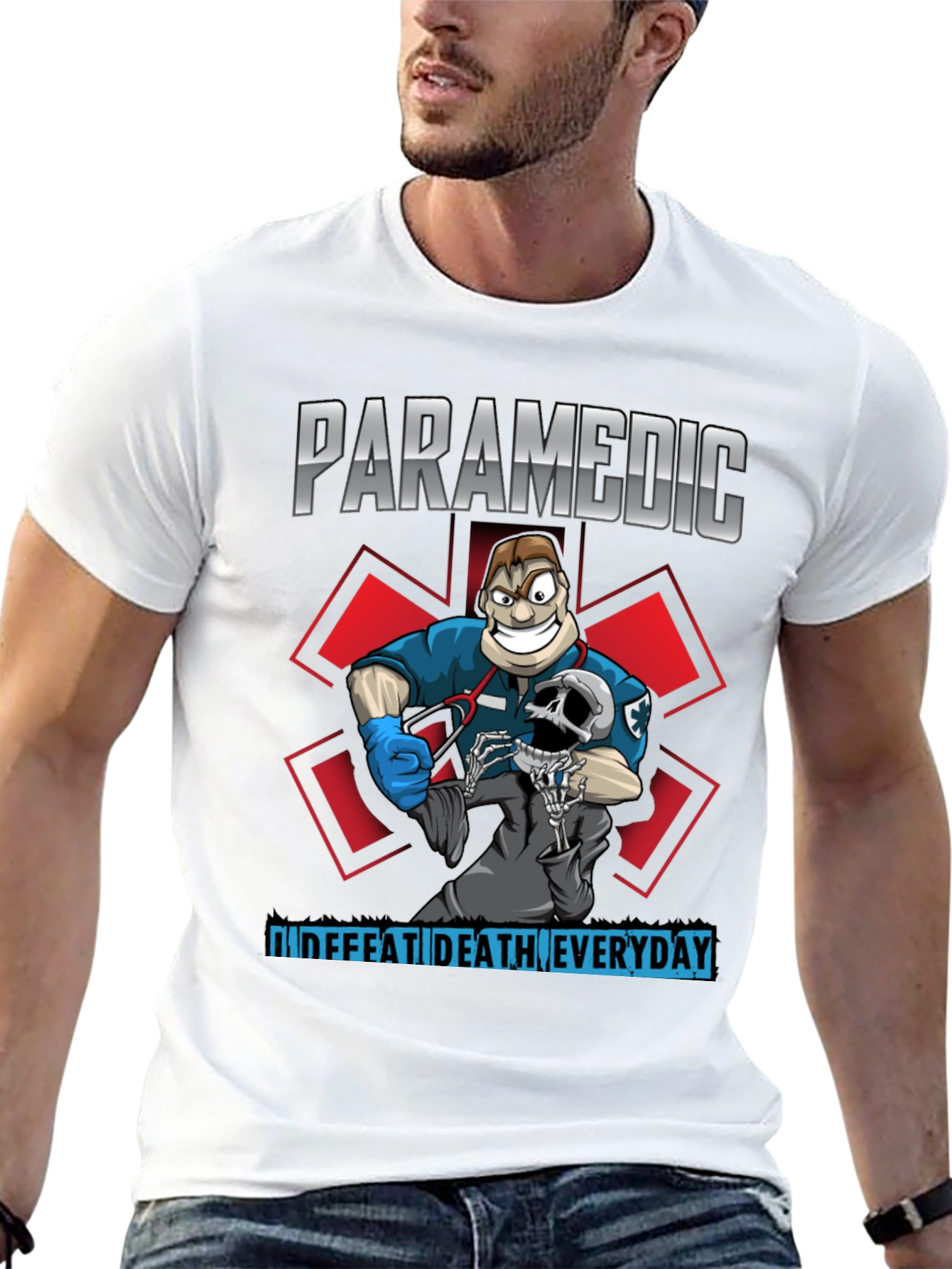 Paramedic Defeat Death T-Shirt