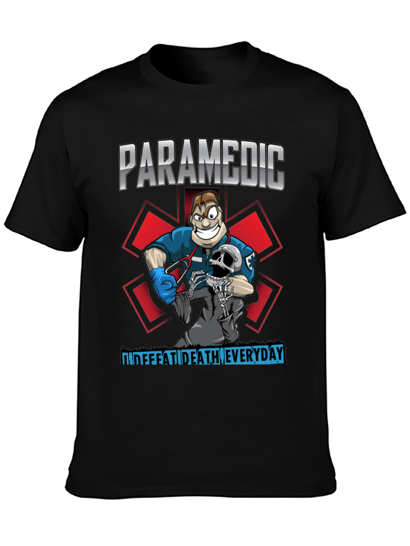 Paramedic Defeat Death T-Shirt