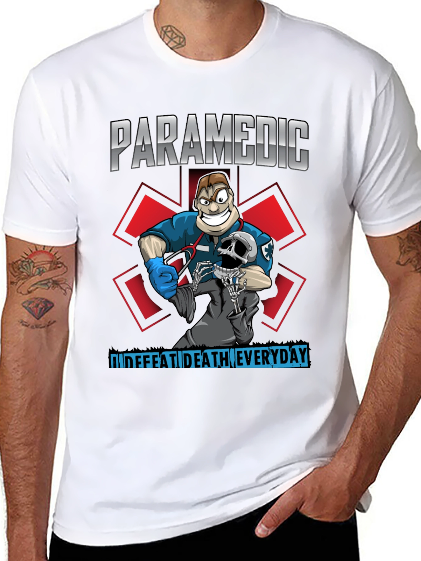 Paramedic Defeat Death T-Shirt