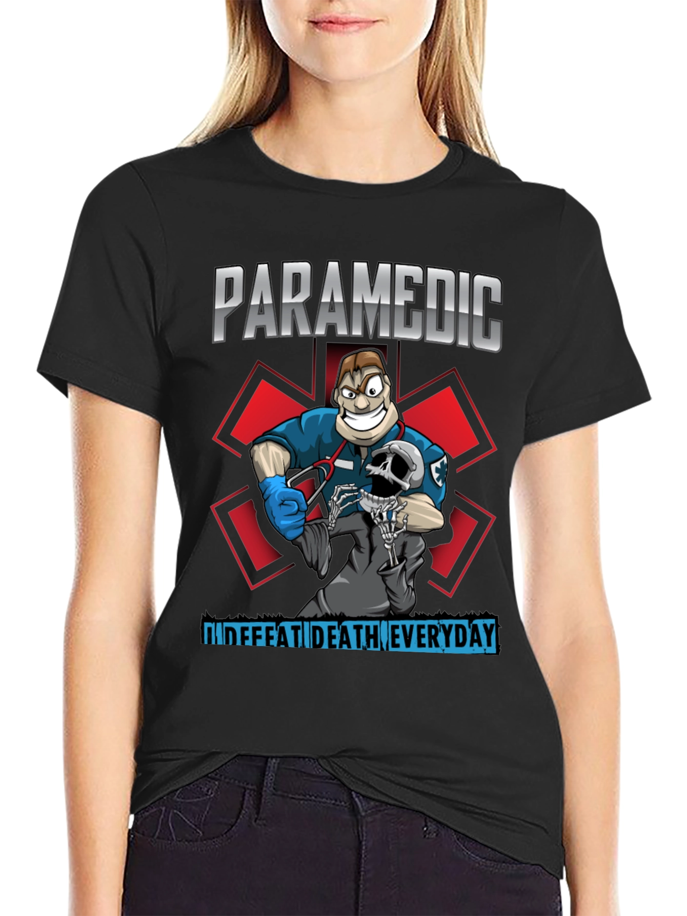Paramedic Defeat Death T-Shirt