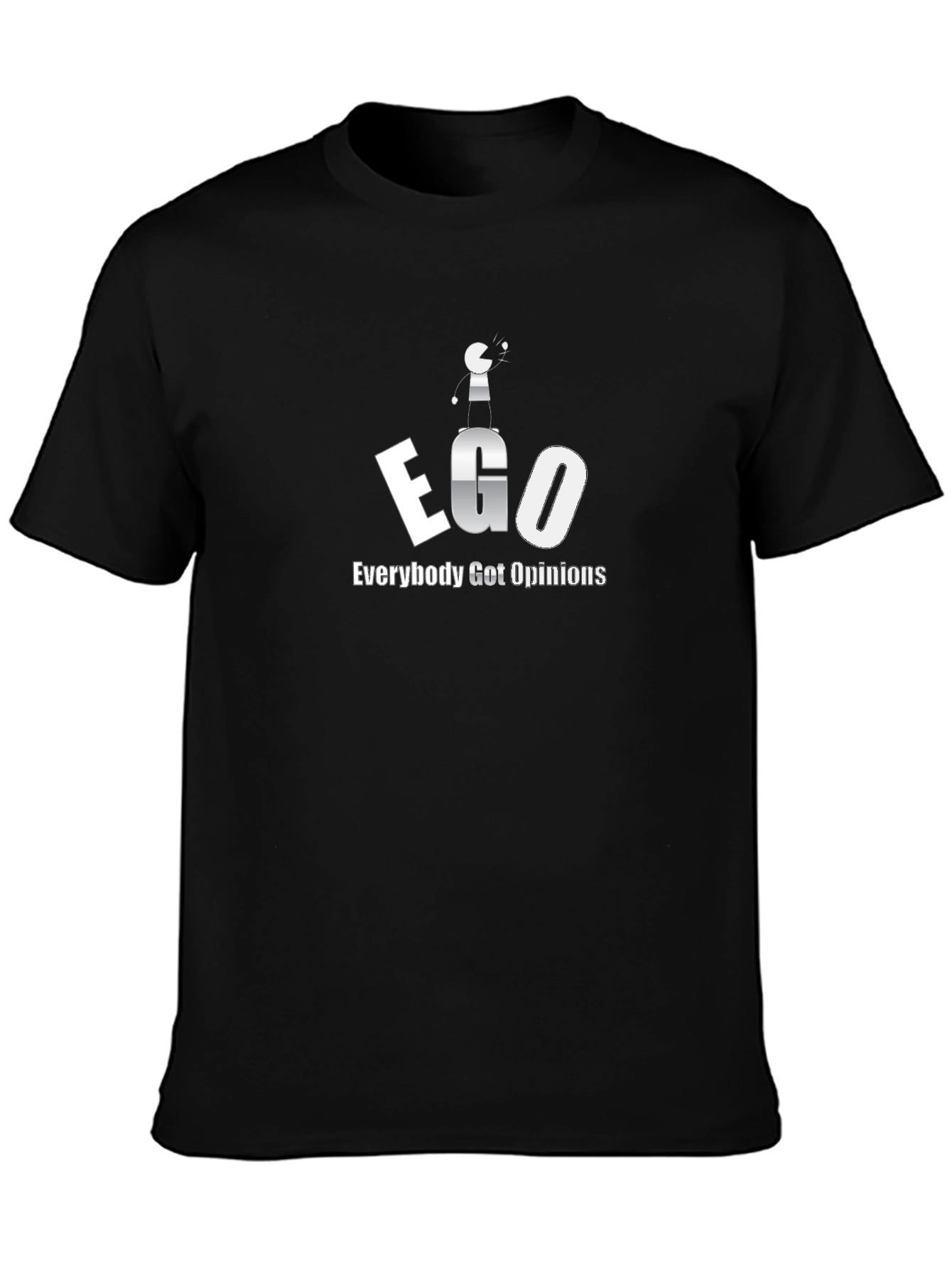 EGO Everybody Get Opinions Graphic T-Shirt