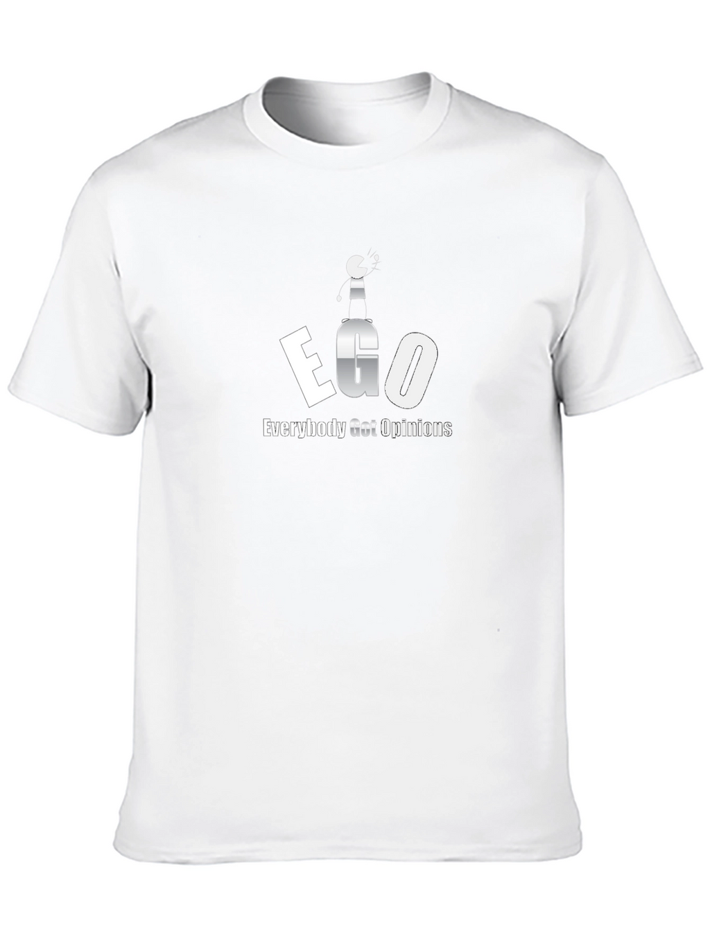 EGO Everybody Get Opinions Graphic T-Shirt