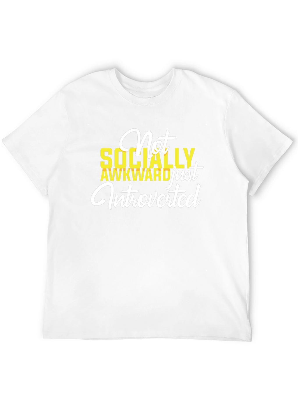 Introverted Graphic T-Shirt - Socially Awkward Tee