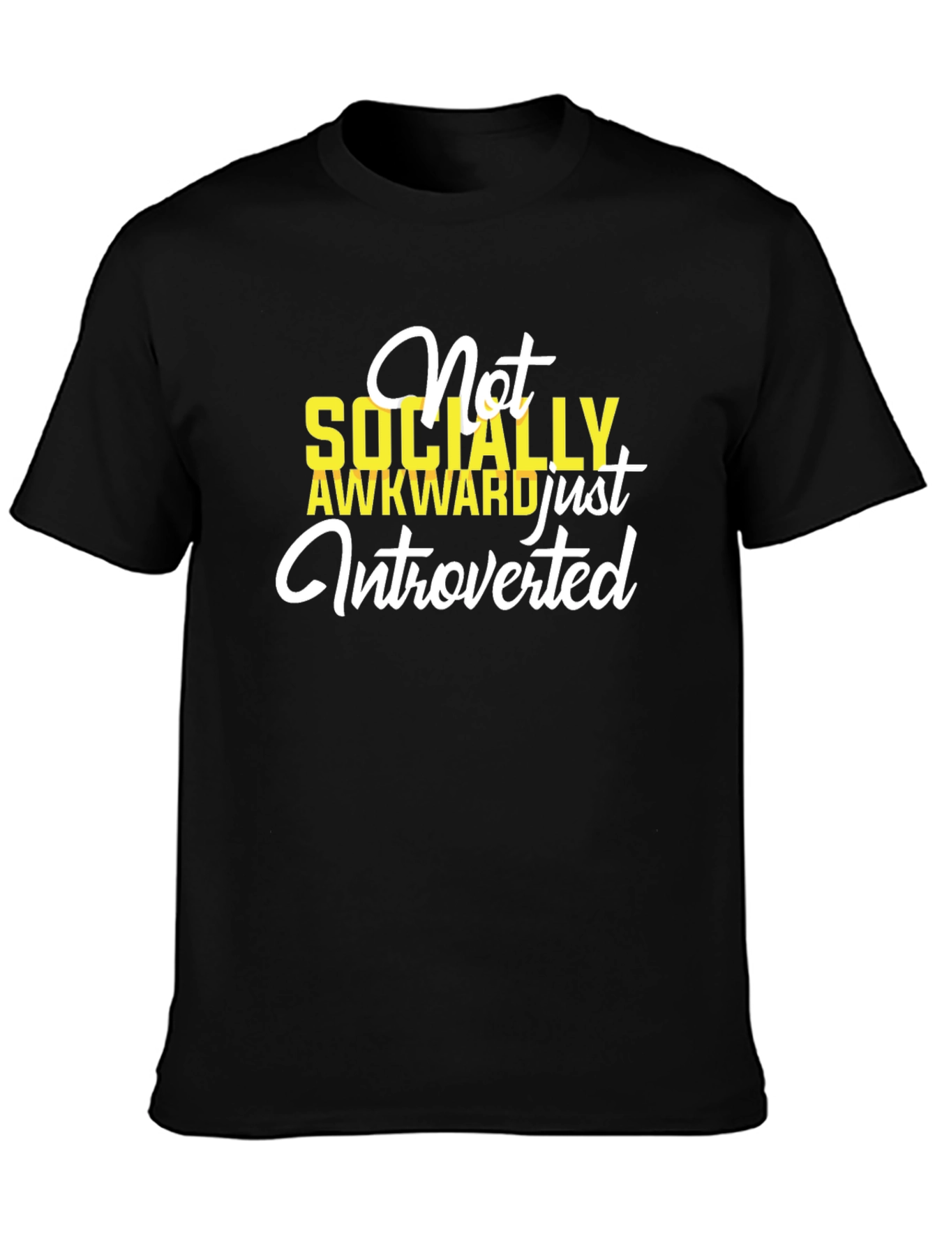 Introverted Graphic T-Shirt - Socially Awkward Tee