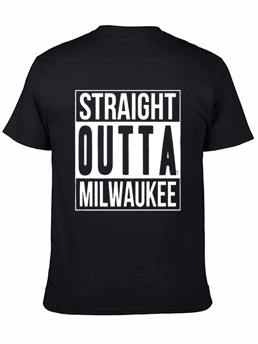 Straight Outta Milwaukee Tee - Black