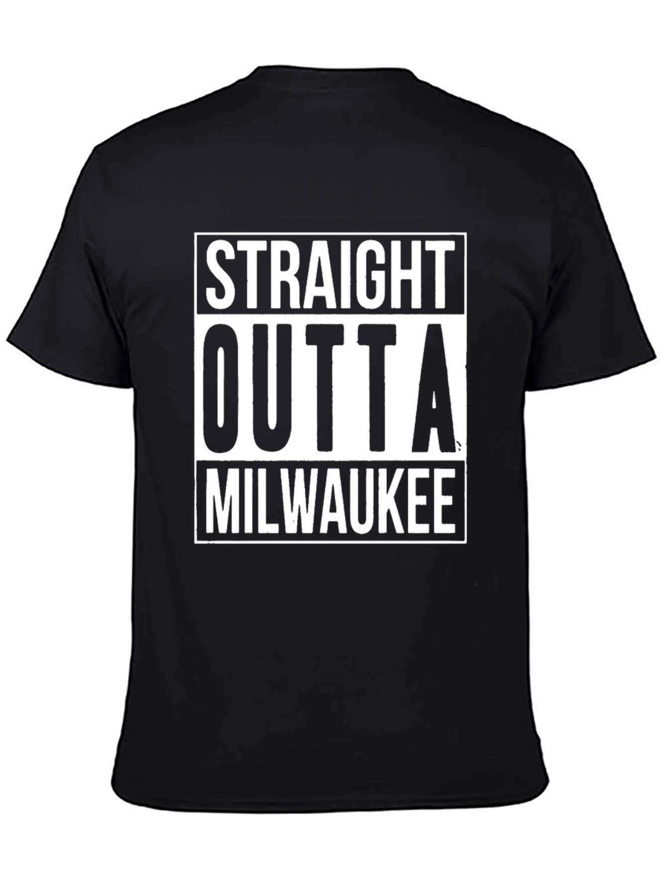 Straight Outta Milwaukee Tee - Black